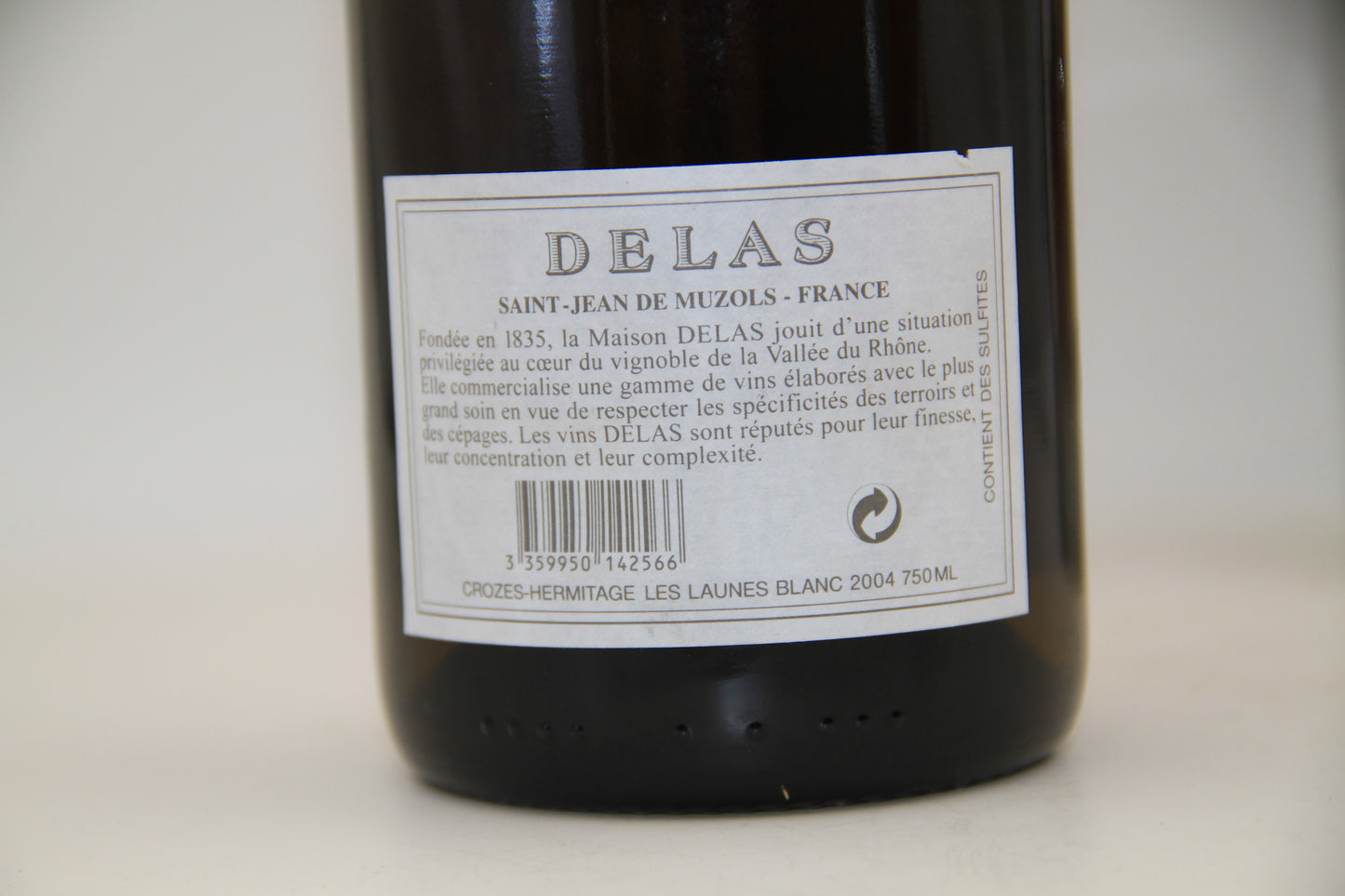 Crozes-Hermitage "Les Launes". ** 2004 ** Delas - Eric-Dixvins