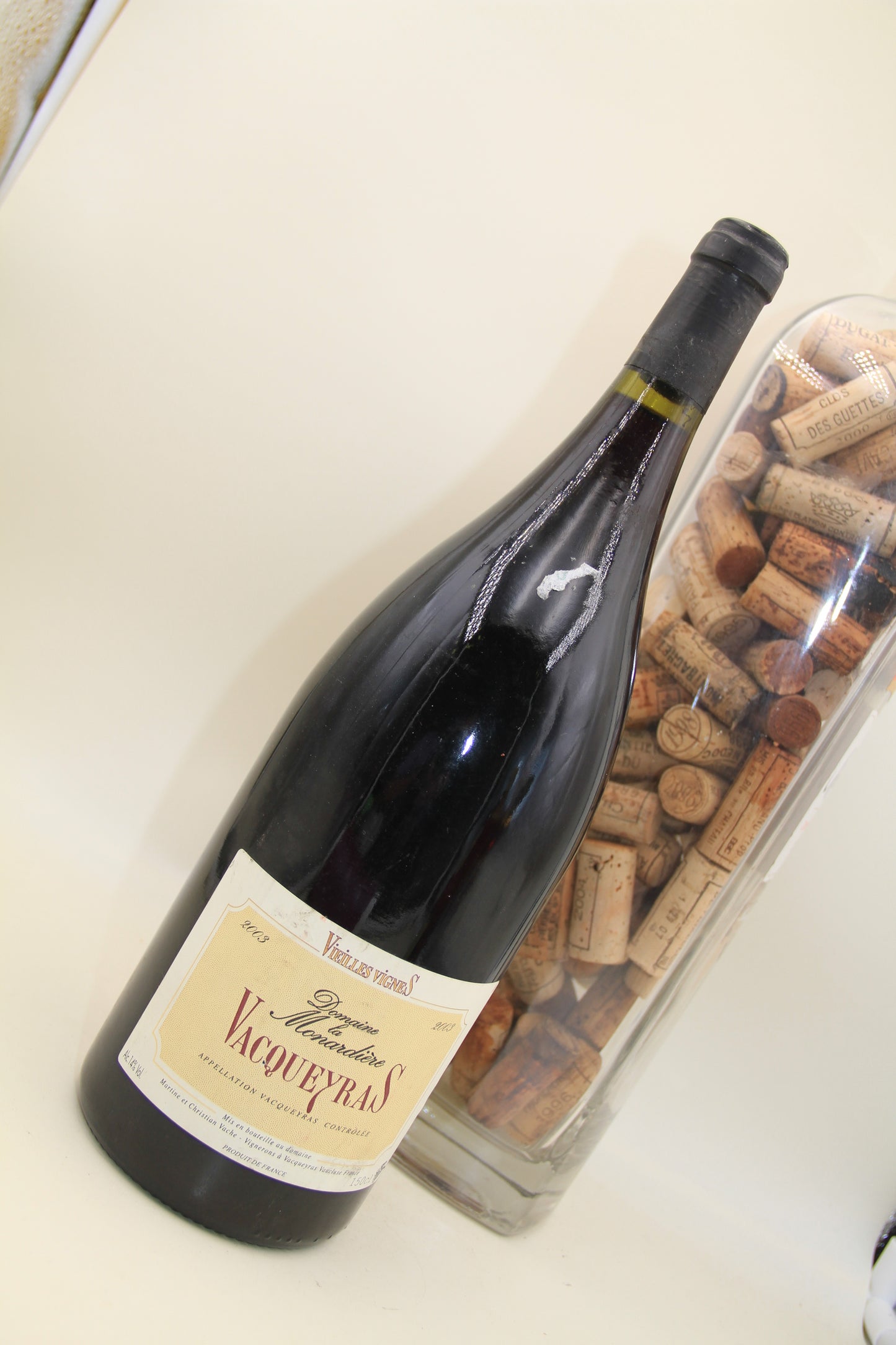 Vacqueyras VV **2003** M ET C Vache. 1,5L Magnum - Eric-Dixvins