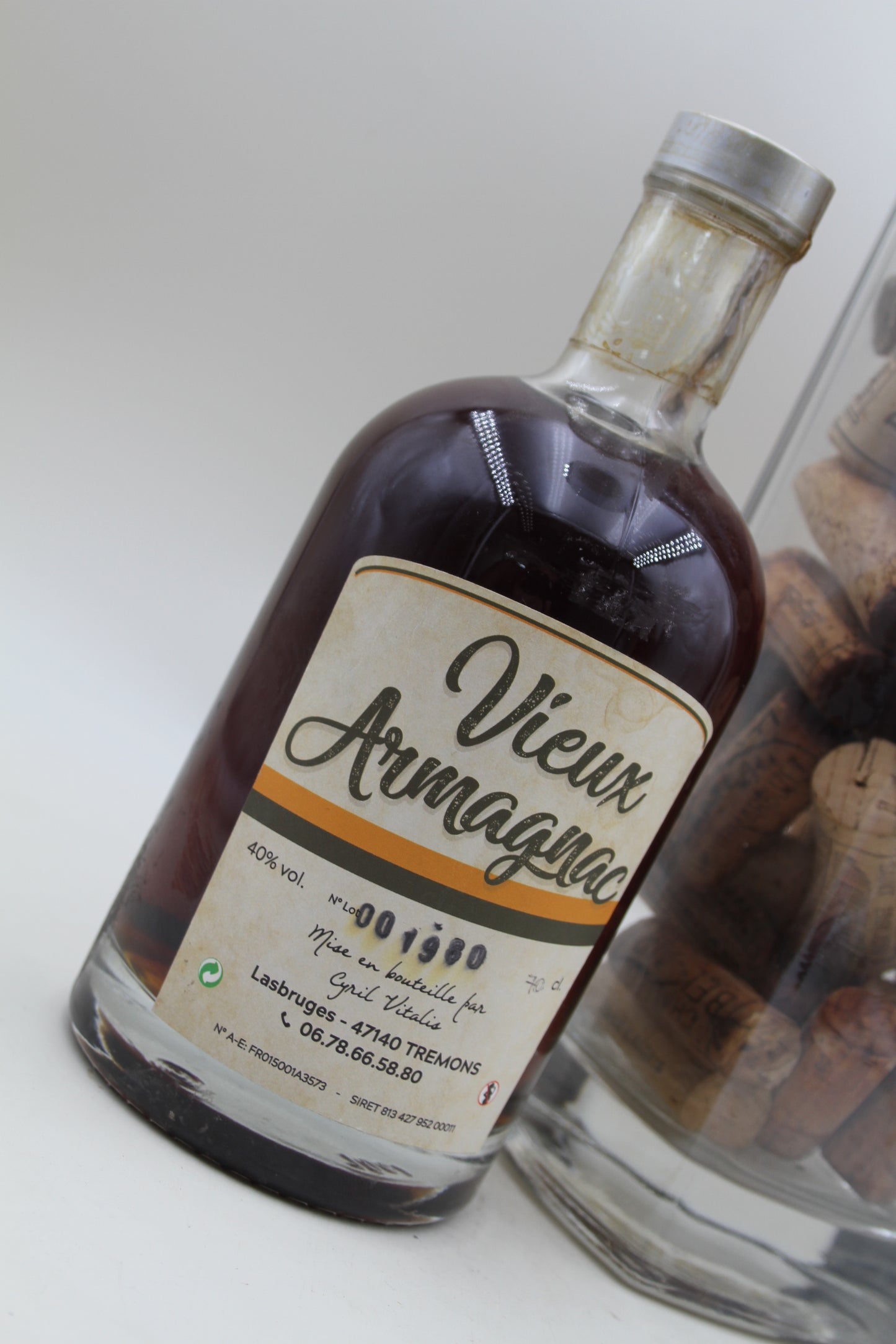 Vieux Armagnac +40ans Cyril Vitalis - Eric-Dixvins