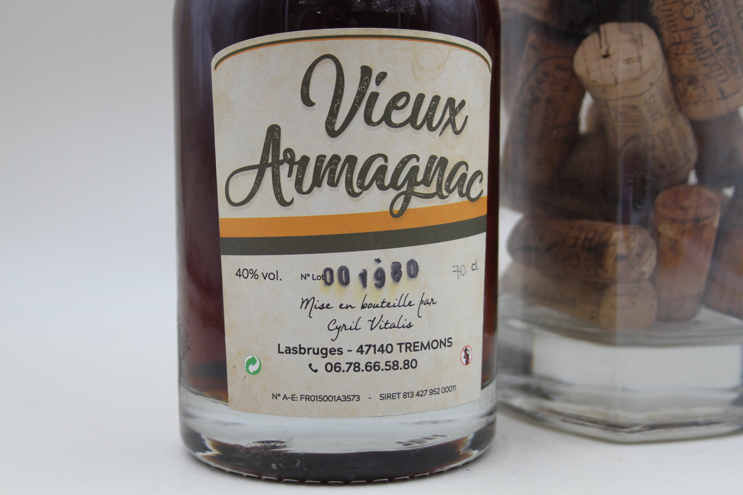 Vieux Armagnac +40ans Cyril Vitalis - Eric-Dixvins