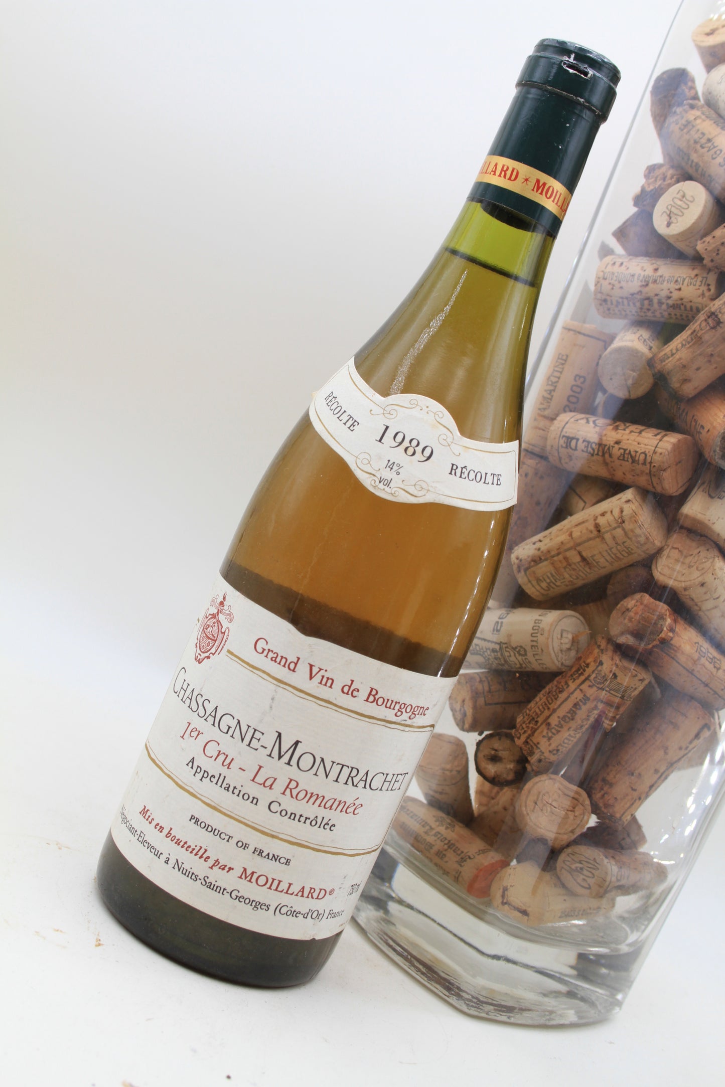 -Chassagne Montrachet 1er Cru "La Romanée" ** 1989 ** Moillard - Eric-Dixvins