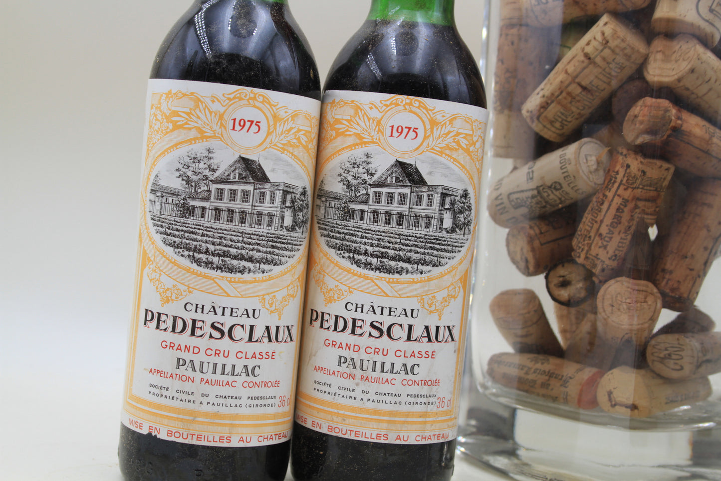 Chateau Pedesclaux **1975** Grand Cru Classé Pauillac 37,5cl x2 - Eric-Dixvins