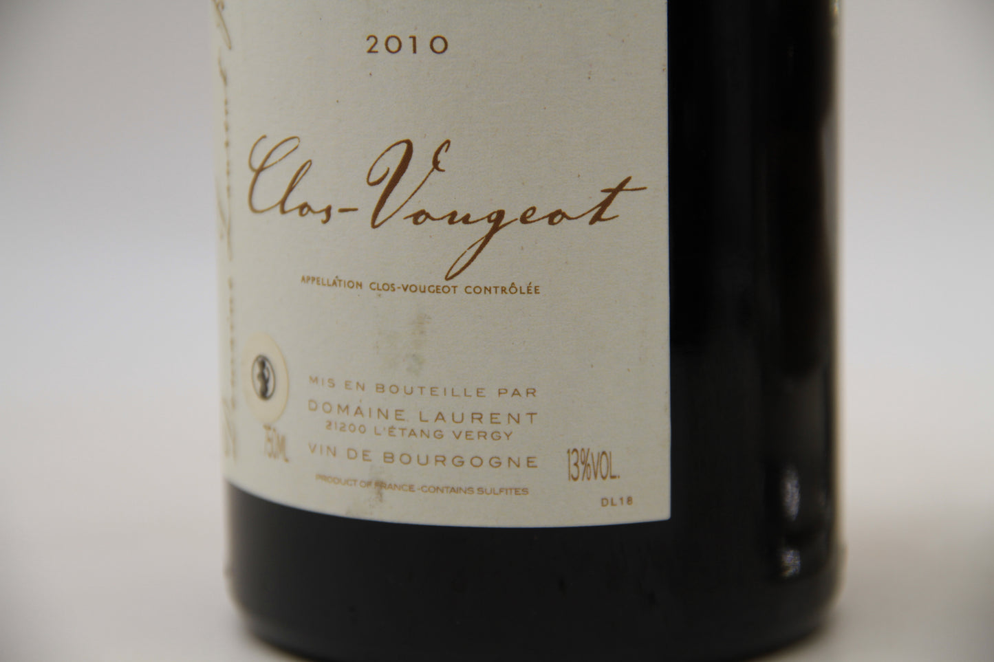 - Clos Vougeot **2010** Domaine Laurent - Eric-Dixvins