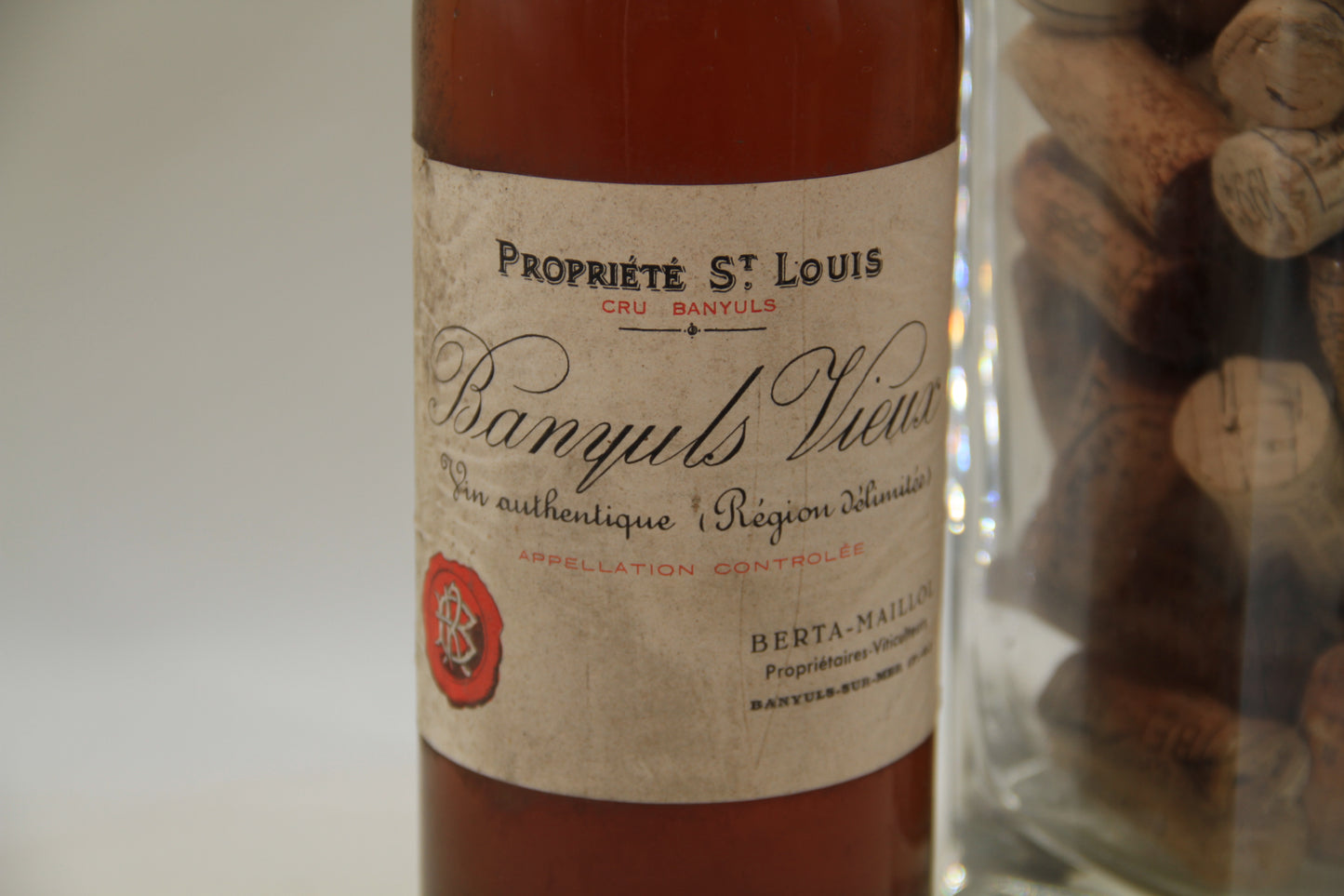 Banyuls Vieux Rancio ** 50 ties ** Propriété St Louis Berta - Maillon - Eric-Dixvins