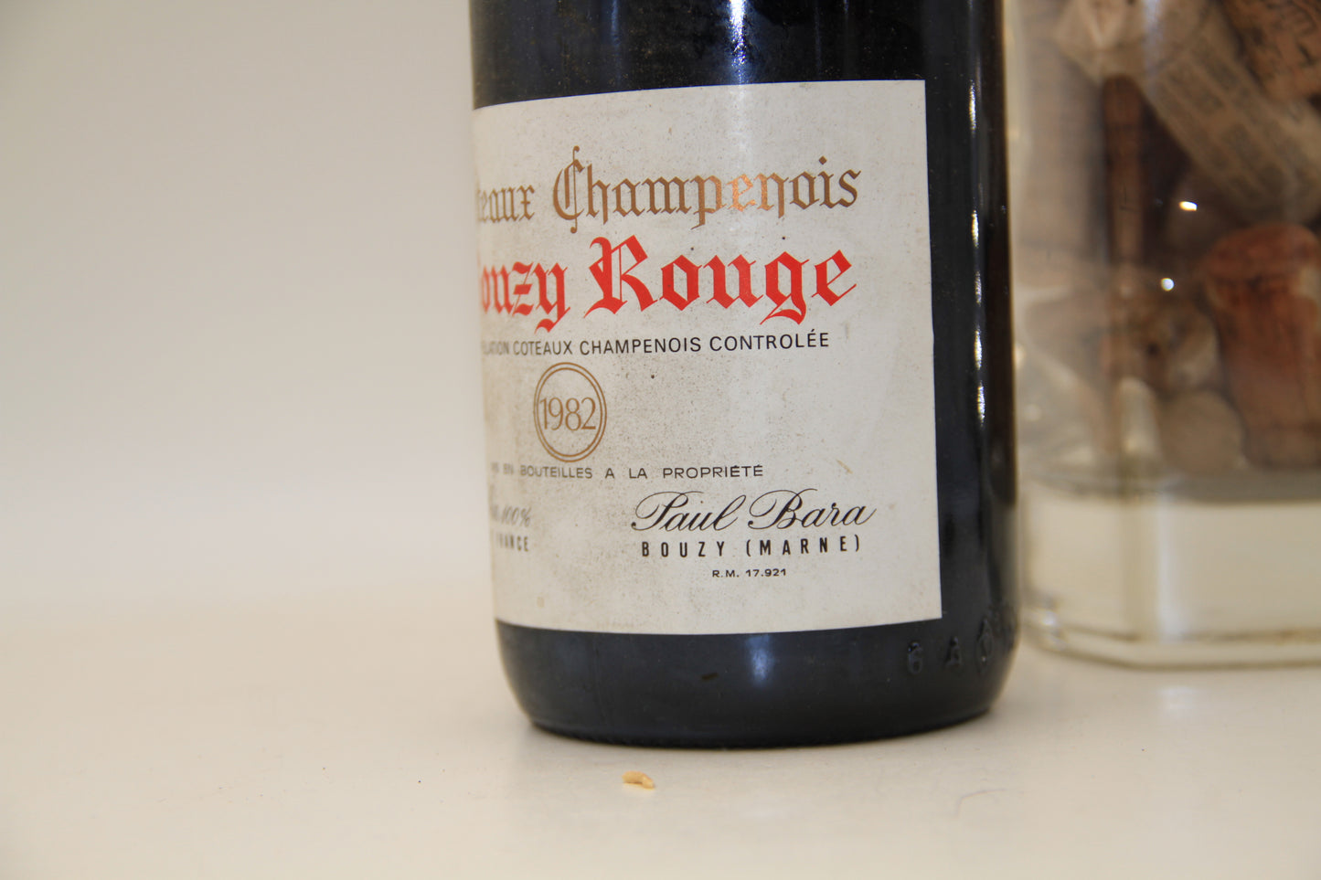 Bouzy Rouge ** 1982 ** Paul Bara. Coteaux Champenois - Eric-Dixvins