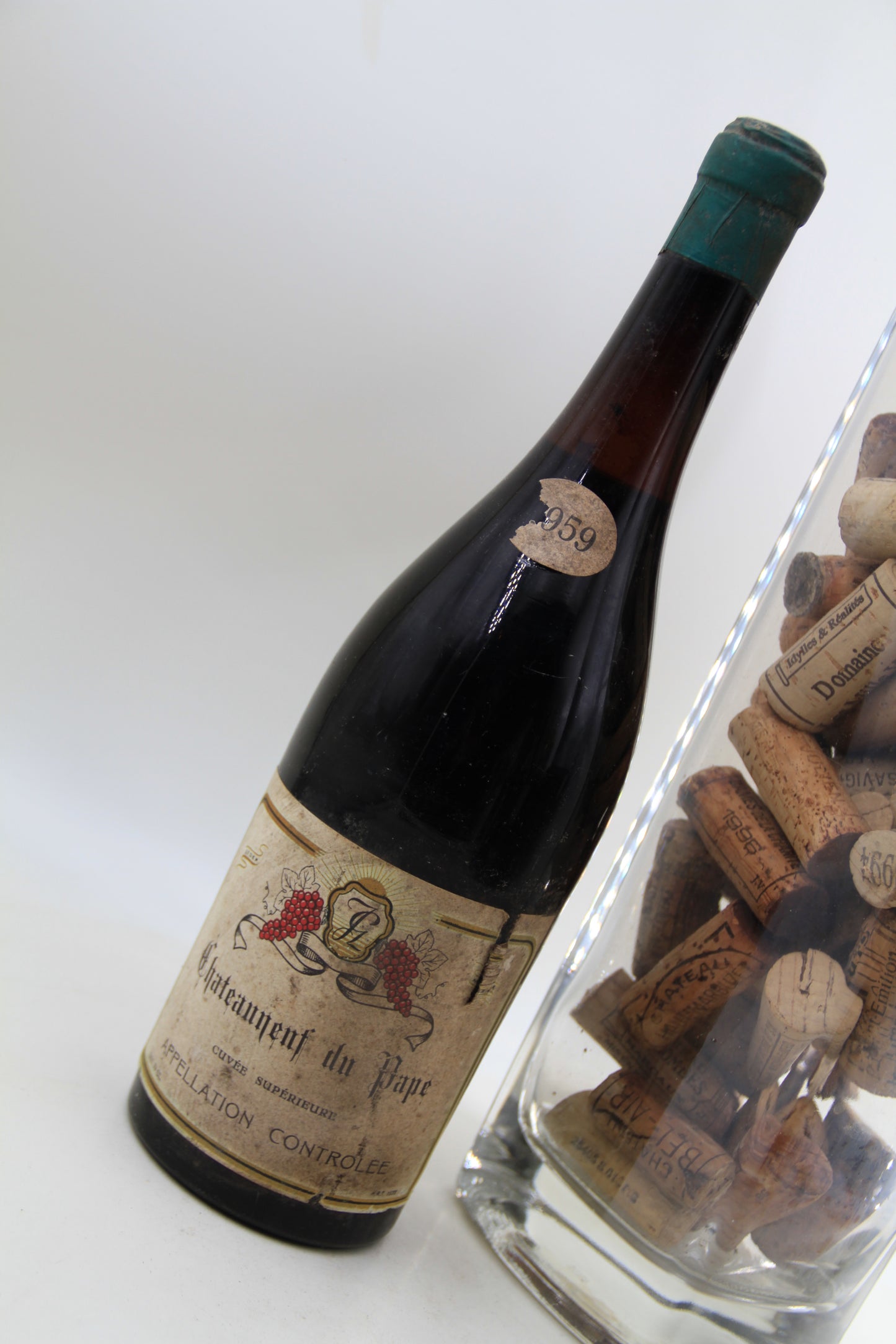 Chateauneuf du Pape " Les Cailloux " **1959 ** Cuvée Superieur - Eric-Dixvins