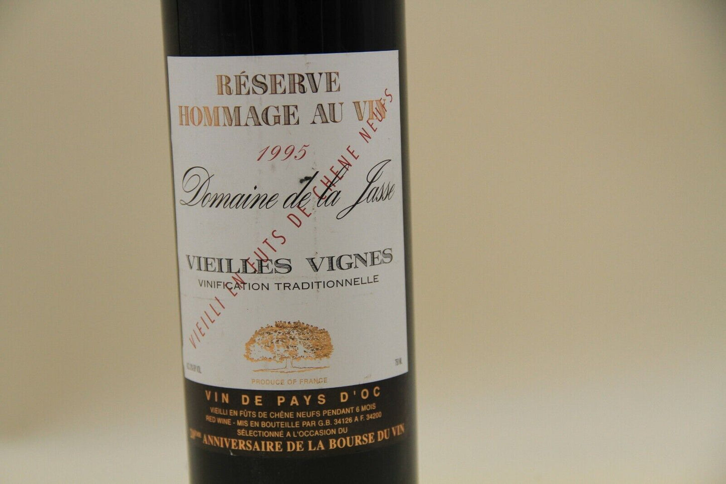 Domaine de la Jasse " Vielles Vignes " ** 1995 ** Pays D'Oc - Eric-Dixvins