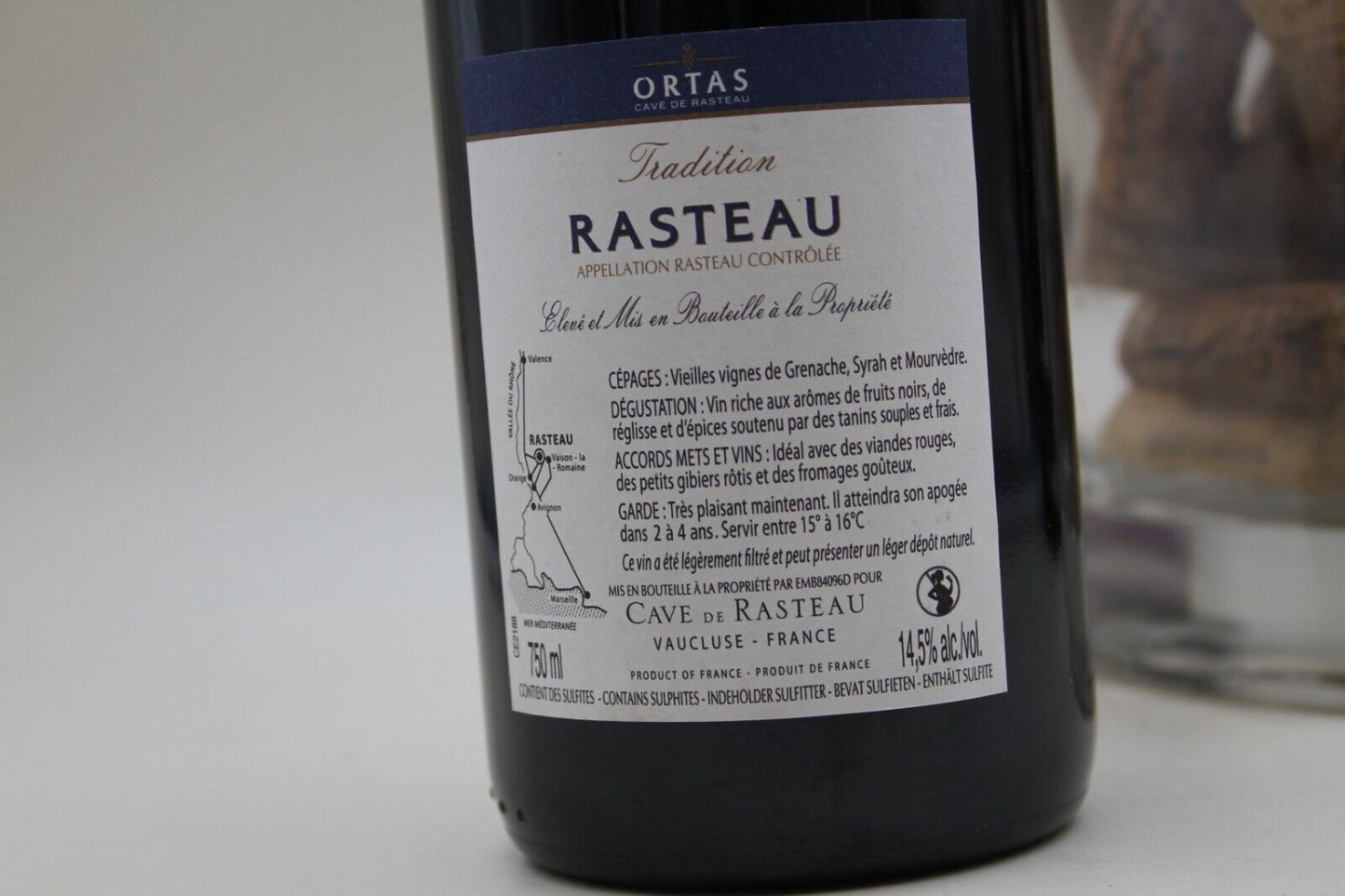 Rasteau " Tradition ** 2015 ** Ortas - Eric-Dixvins