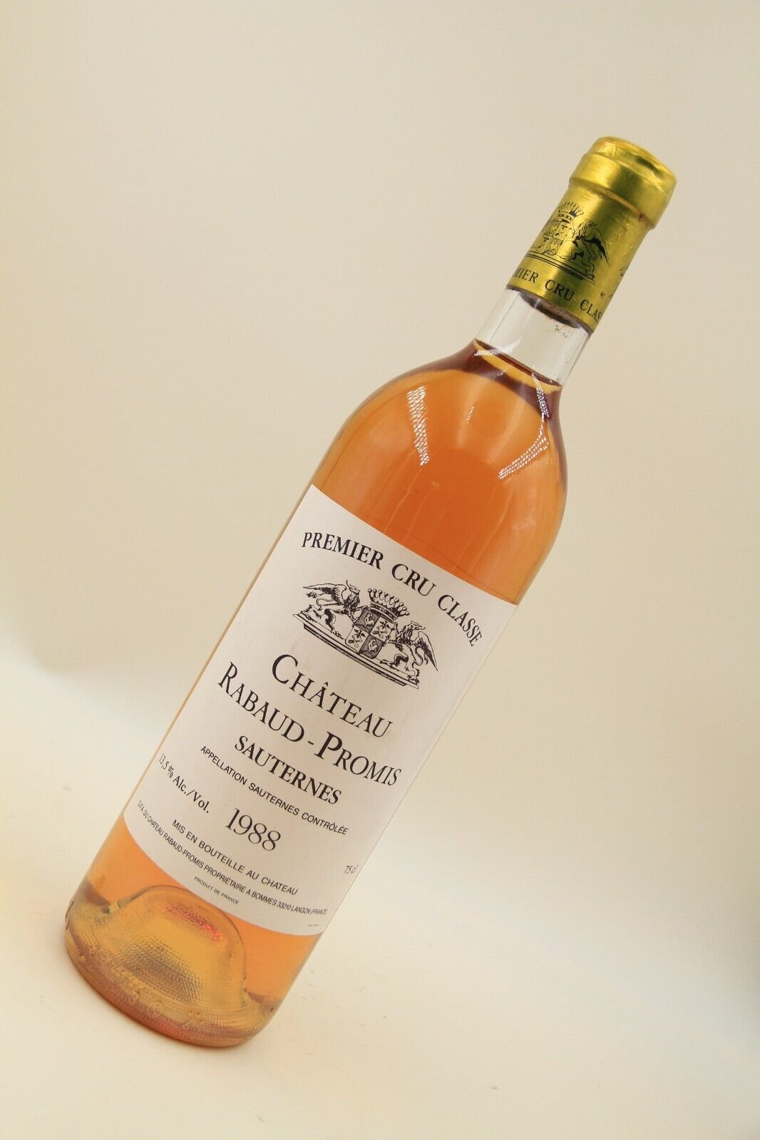 Chateau "Rabaud-Promis ** 1988 ** 1er Grand Cru Classé Sauternes - Eric-Dixvins