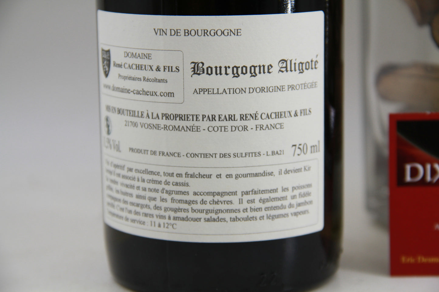 Bourgogne Aligoté  ** 2021 ** Domaine René Cacheux & Fils - Eric-Dixvins