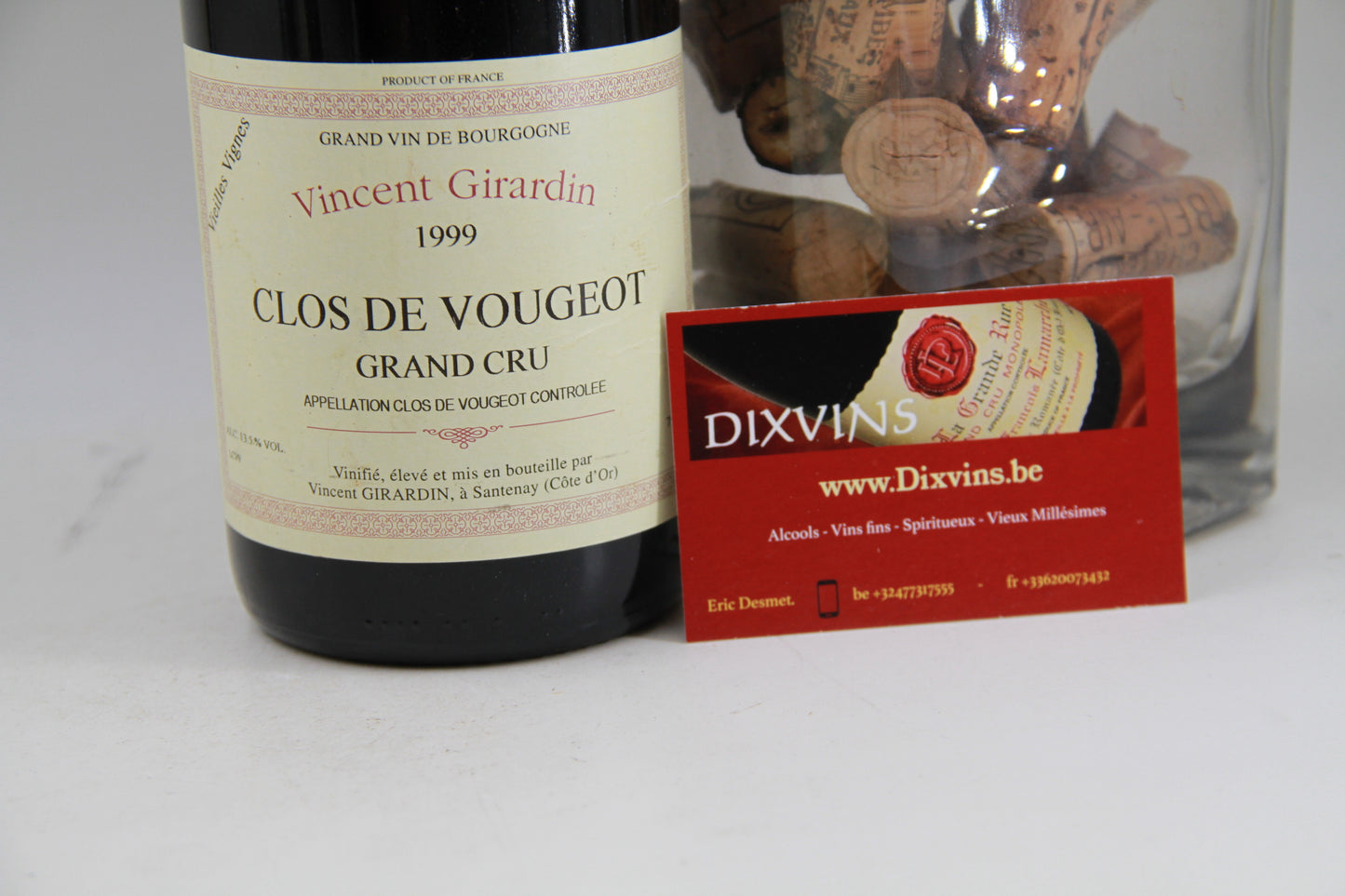 Clos De Vougeot  Grand Cru   ** 1999 **  Vincent Girardin - Eric-Dixvins