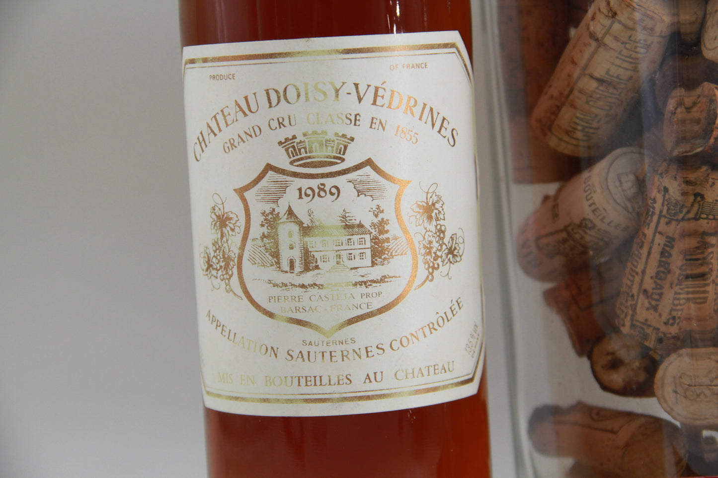 Chateau Doisy Védrines  **1989** Grand Cru Classé  Sauternes - Eric-Dixvins