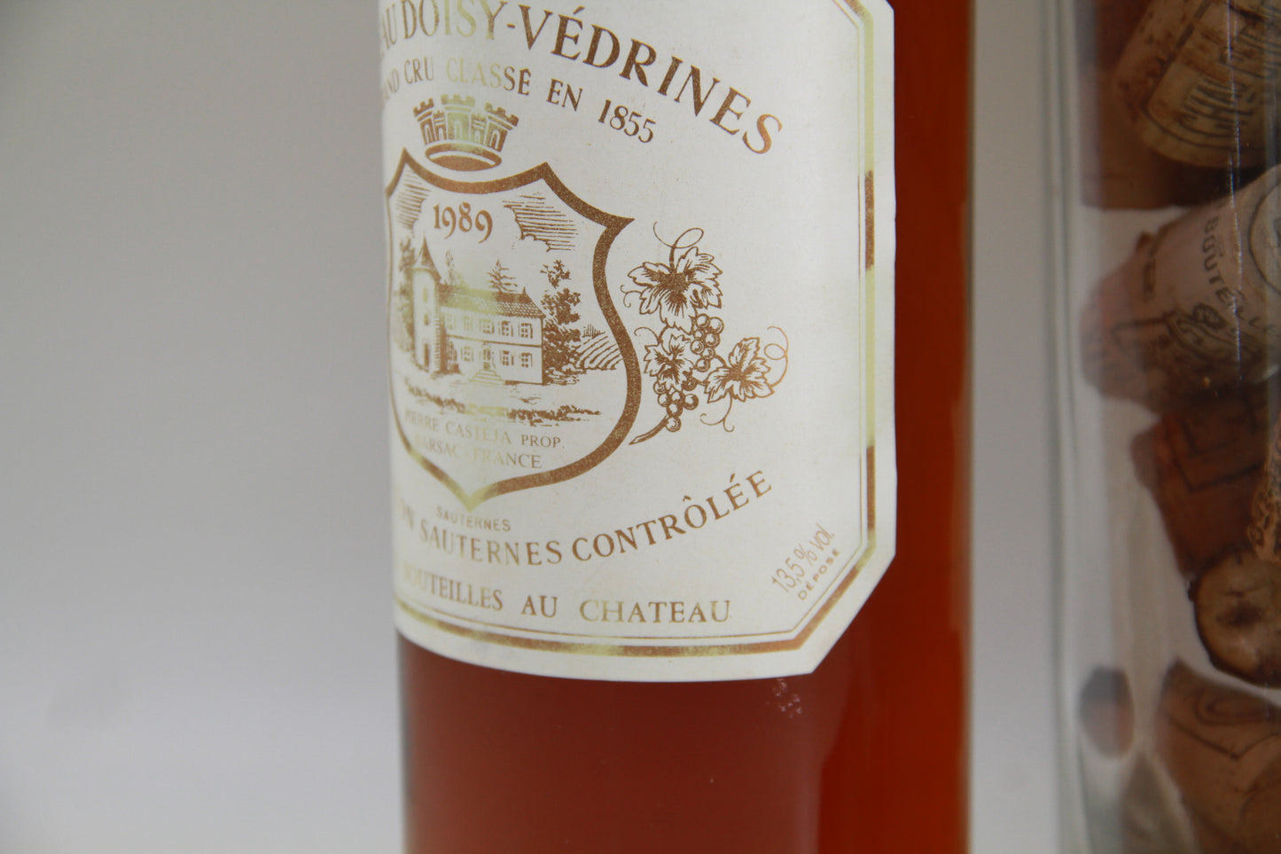 Chateau Doisy Védrines  **1989** Grand Cru Classé  Sauternes - Eric-Dixvins