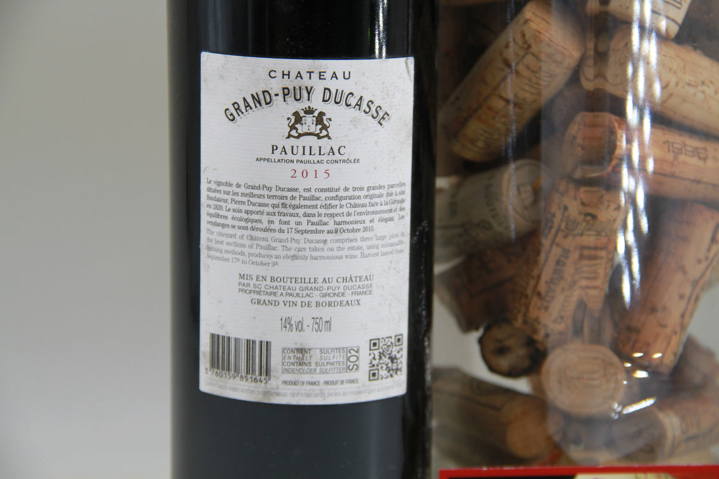 Chateau Grand Puy Ducasse    ** 2015 **  Pauillac  Grand Cru Classé - Eric-Dixvins