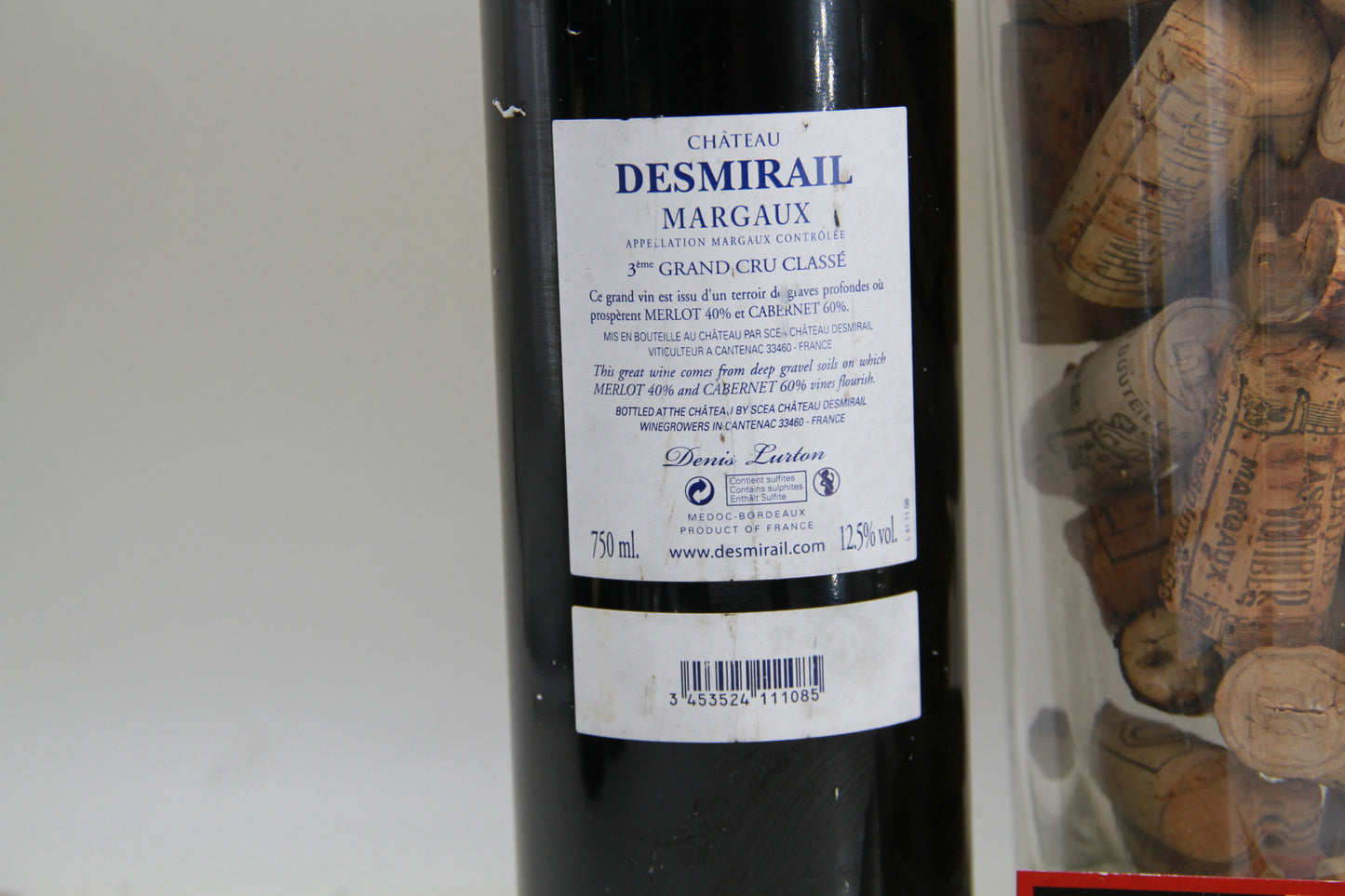 Chateau Desmirail   ** 2008 **   Grand Cru Classé   Margaux - Eric-Dixvins