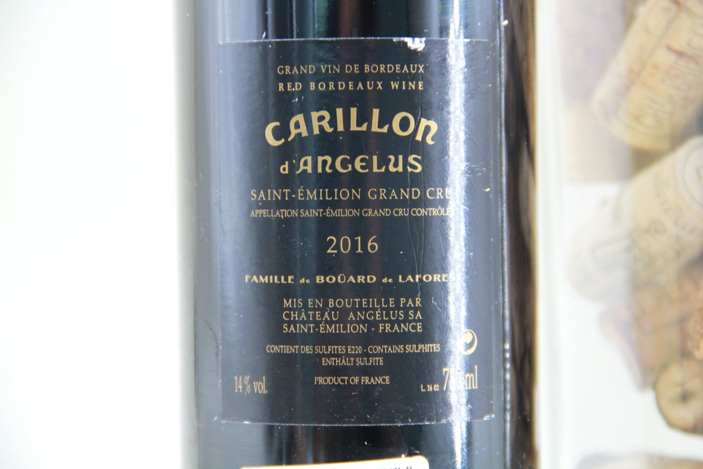 Carrillon D'Angelus  ** 2016 **   Grand Cru Saint Emilion - Eric-Dixvins