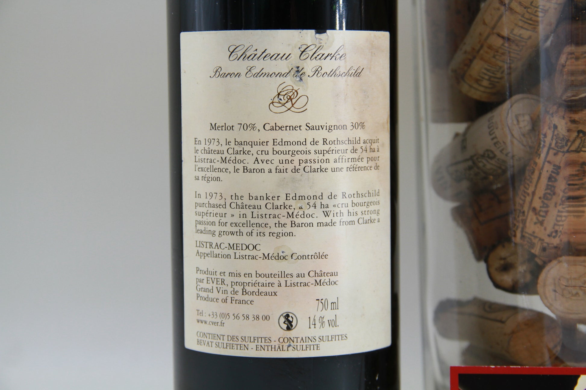 -Chateau Clarke  **2005 ** Medoc - Eric-Dixvins