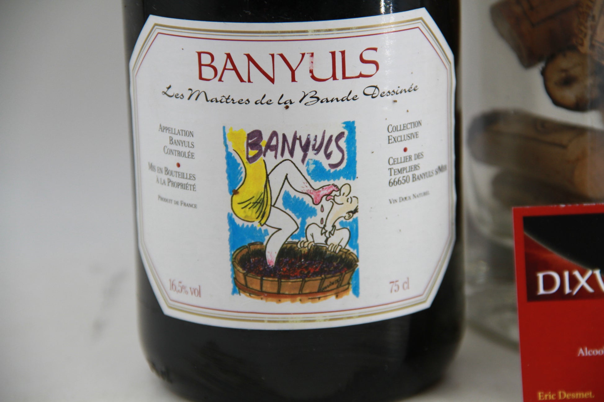 Banyuls "Demi sec  " Wolinski     Cellier des Templiers - Eric-Dixvins