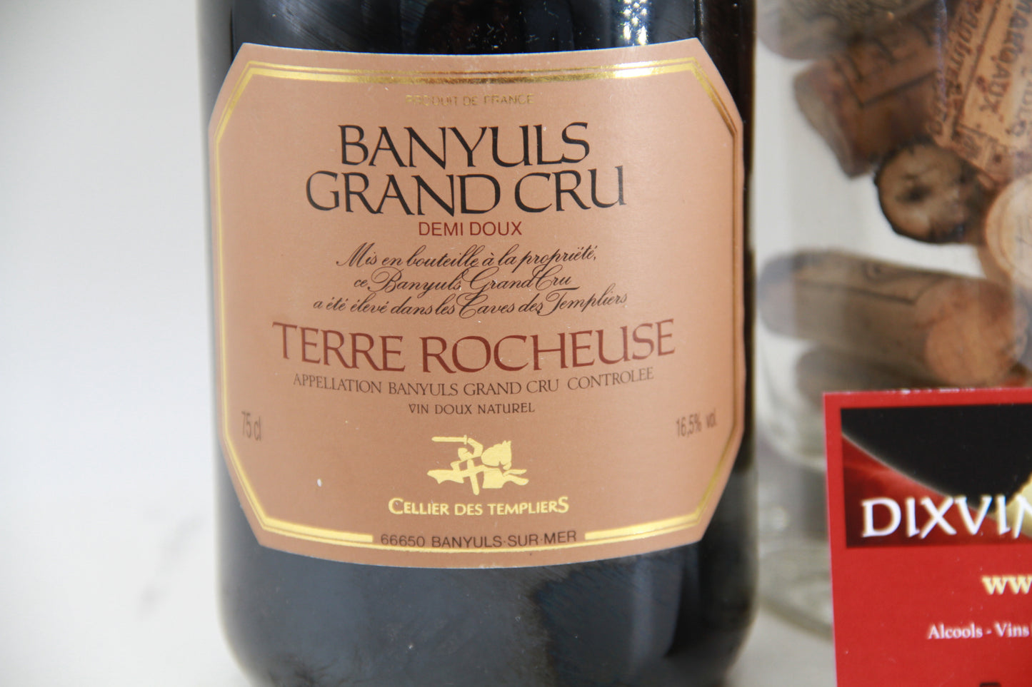 Banyuls Grand Cru  "demi doux" Terre Rocheuse  * 1997 **  " Cellier des Templiers - Eric-Dixvins