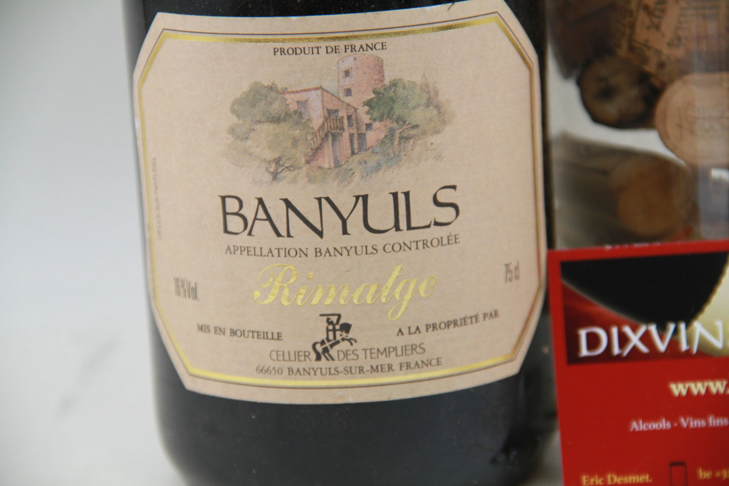 Banyuls  Rimatge  * 1993 **  " Cellier des Templiers - Eric-Dixvins