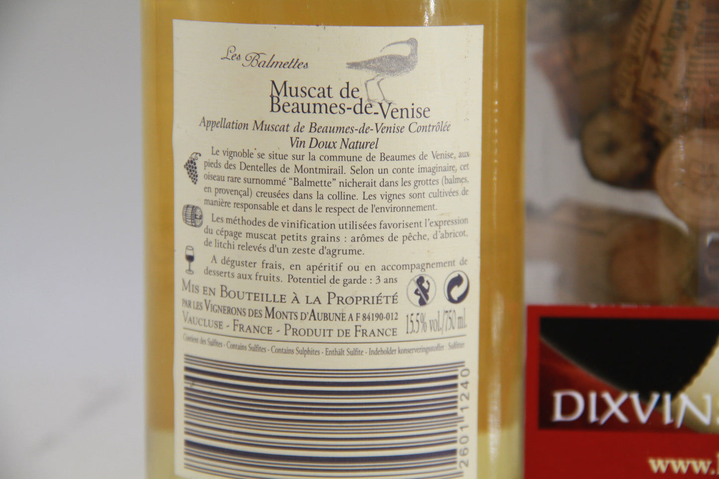 Muscat de Beaumes De Venise  ** 2011 ** Vignerons des Monts d'Aubune - Eric-Dixvins