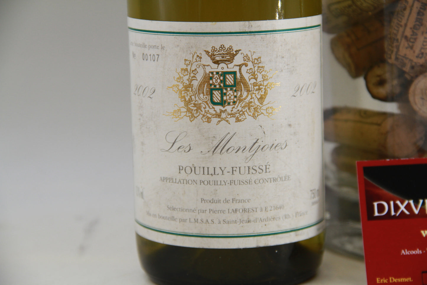 - Pouilly-Fuissé  " Les Montjoies " ** 2002 ** P Laforest - Eric-Dixvins