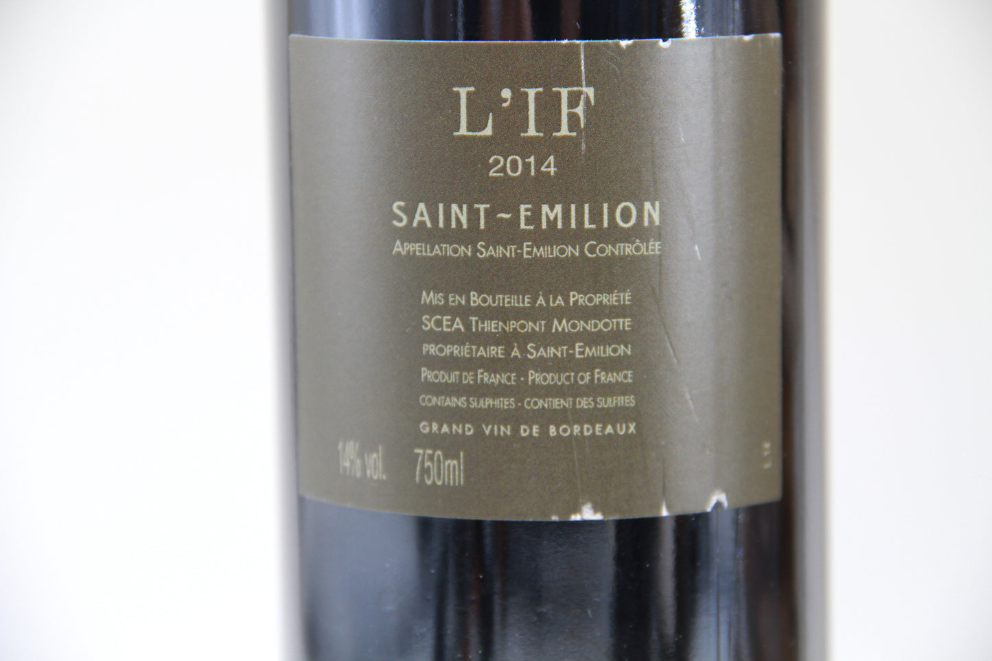 L'IF ** 2014 ** Saint Emilion - Eric-Dixvins