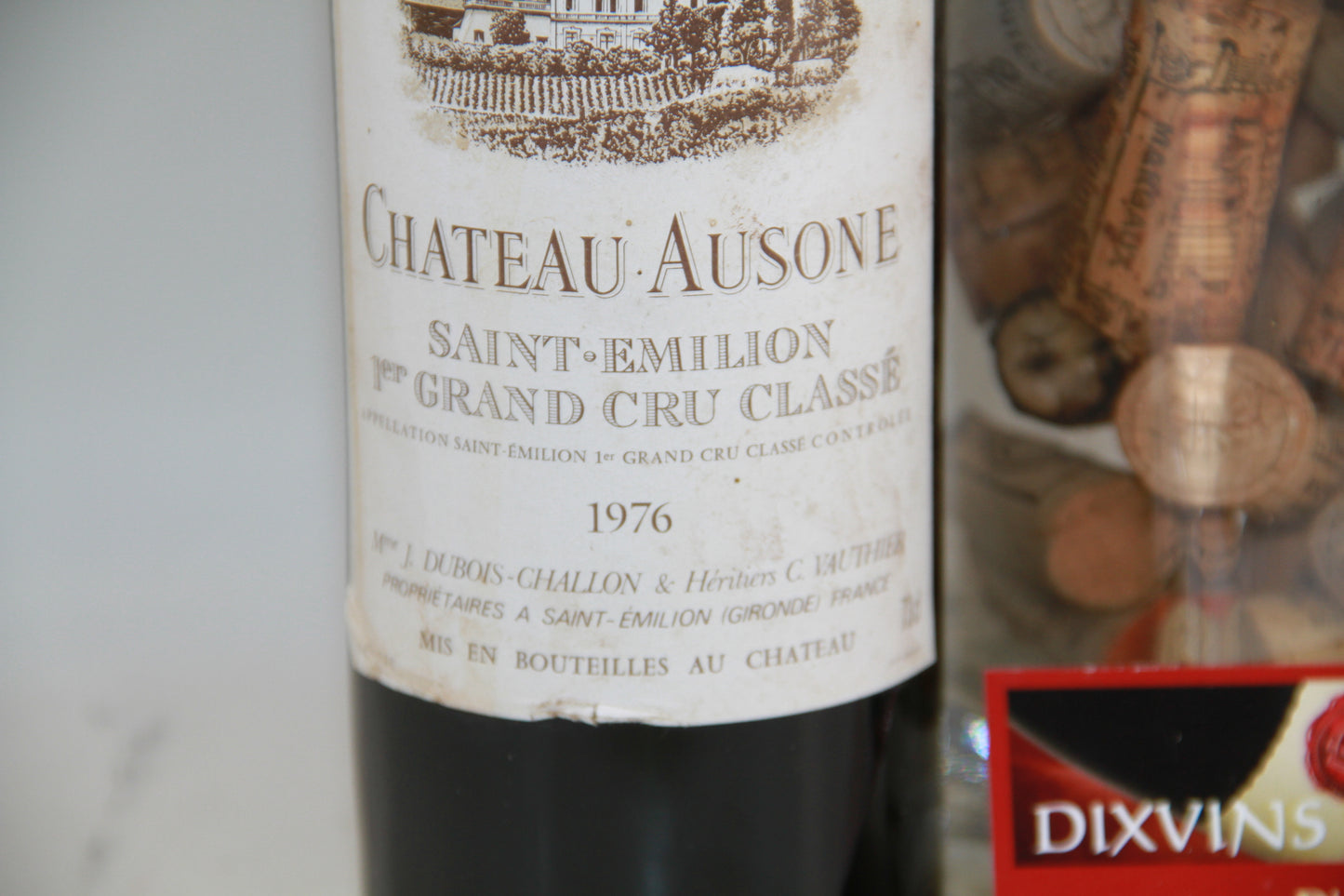 Chateau Ausone    1er Grand Cru Classé Saint Emilion  1976 - Eric-Dixvins