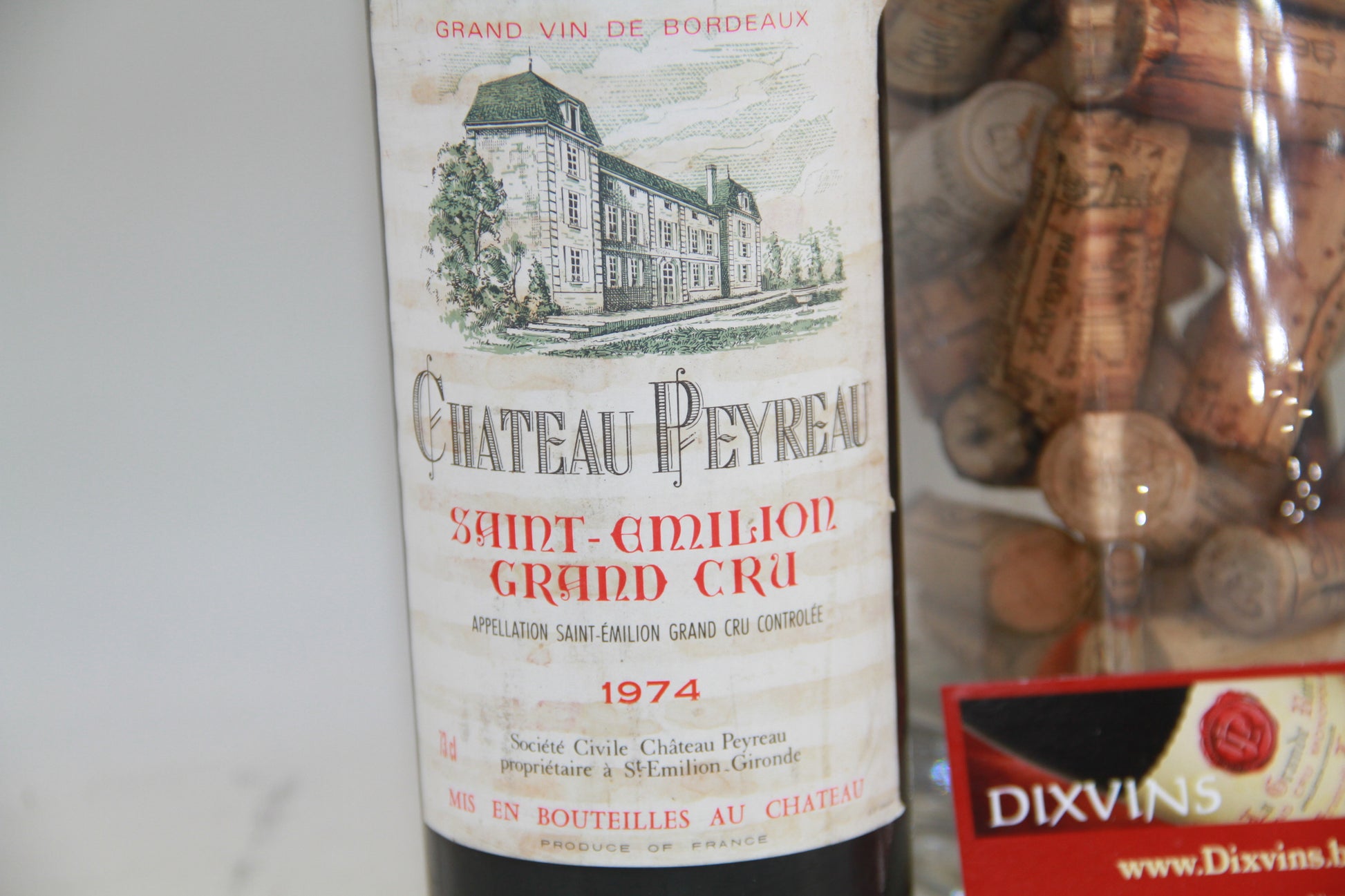 Chateau Peyreau   Saint Émilion Grand Cru 1974 - Eric-Dixvins