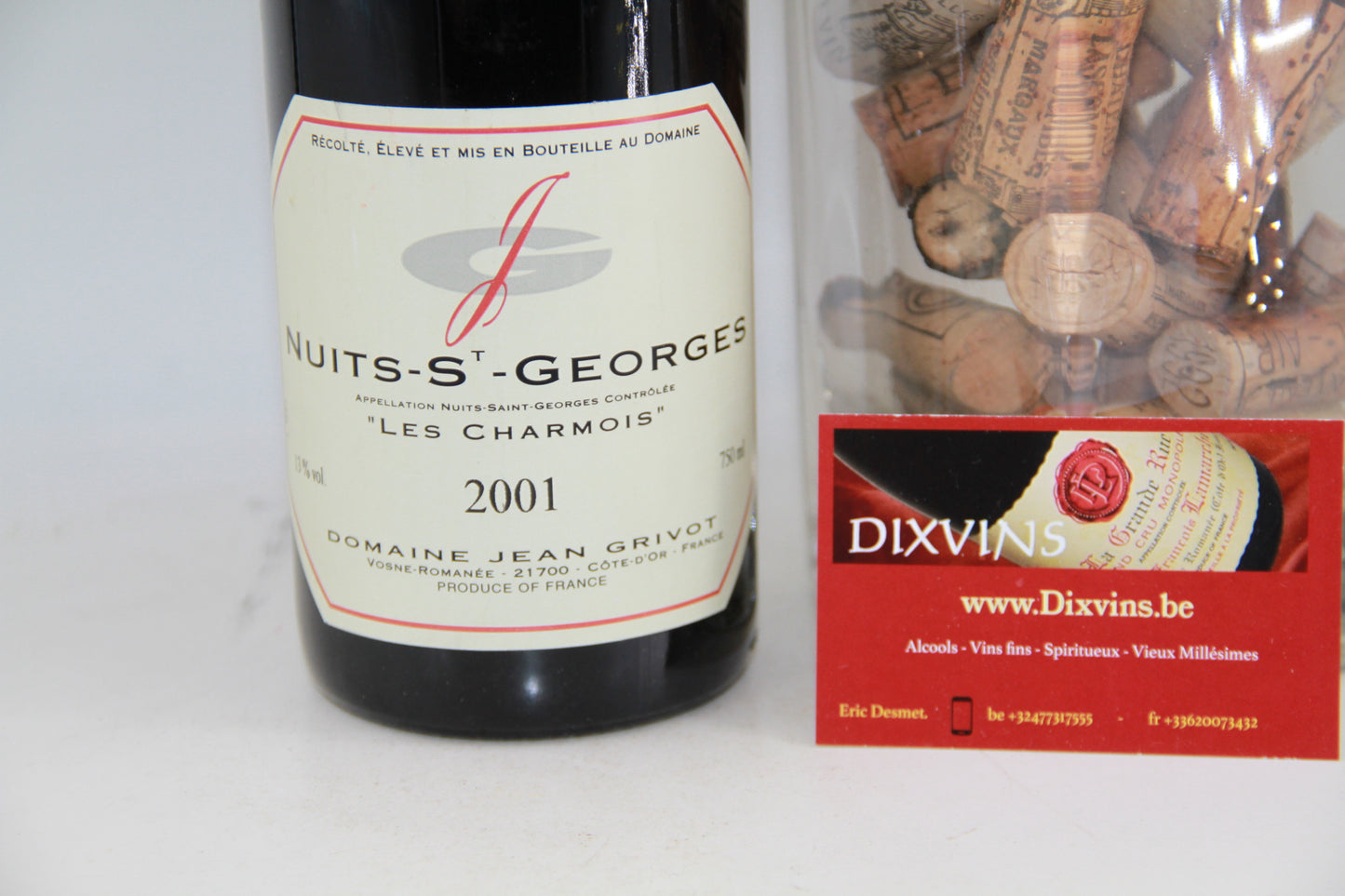 2001 Domaine Jean Grivot Nuits-Saint-Georges Les Charmois - Eric-Dixvins