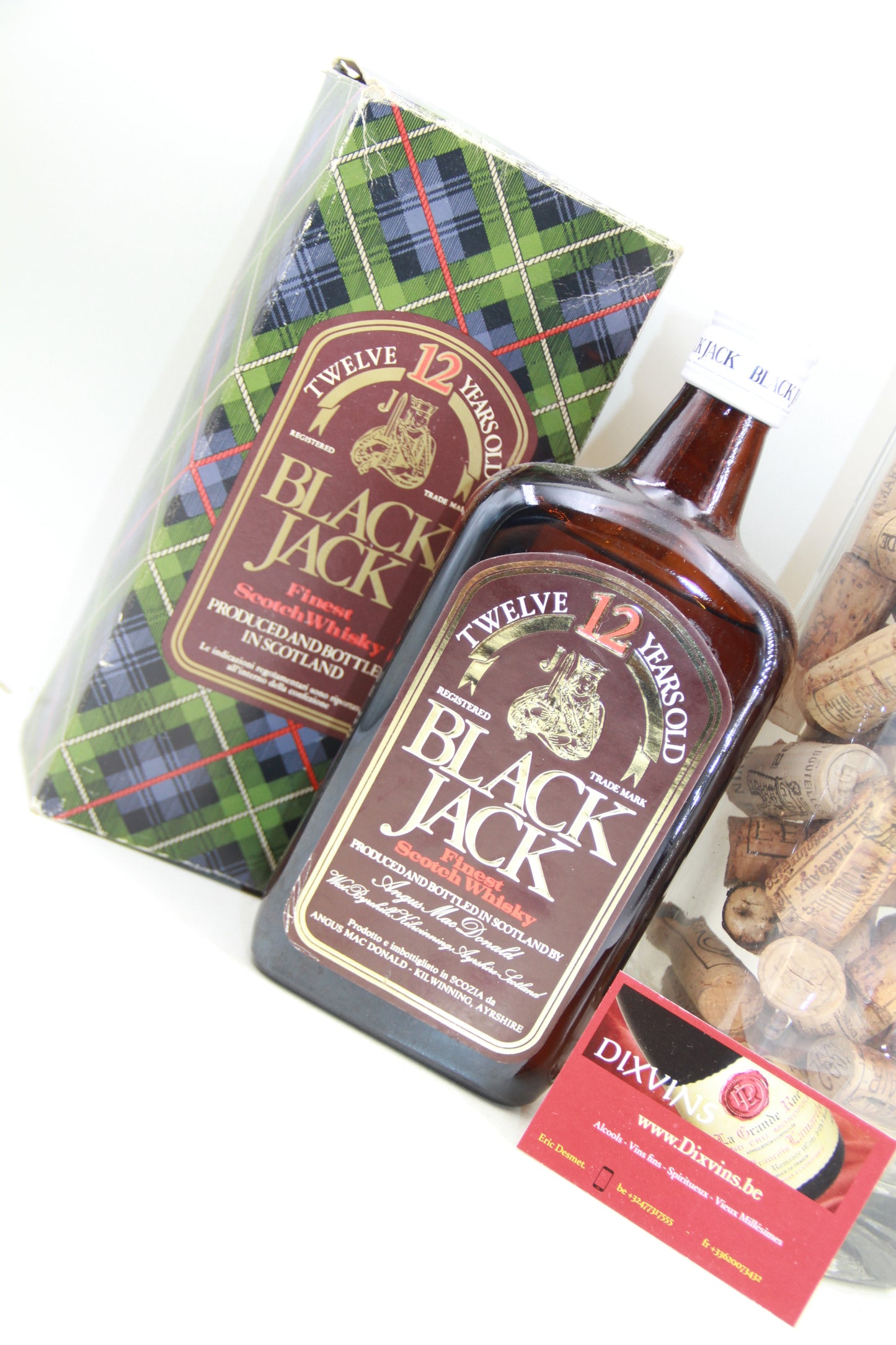 Angus Mac Donald Black Jack 12 ans Whisky cl. 75 - Eric-Dixvins