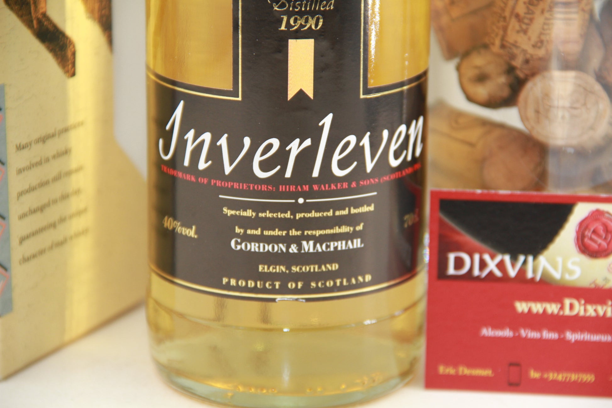 Gordon & MacPhail Inverleven Single Malt Scotch 1990 - Eric-Dixvins