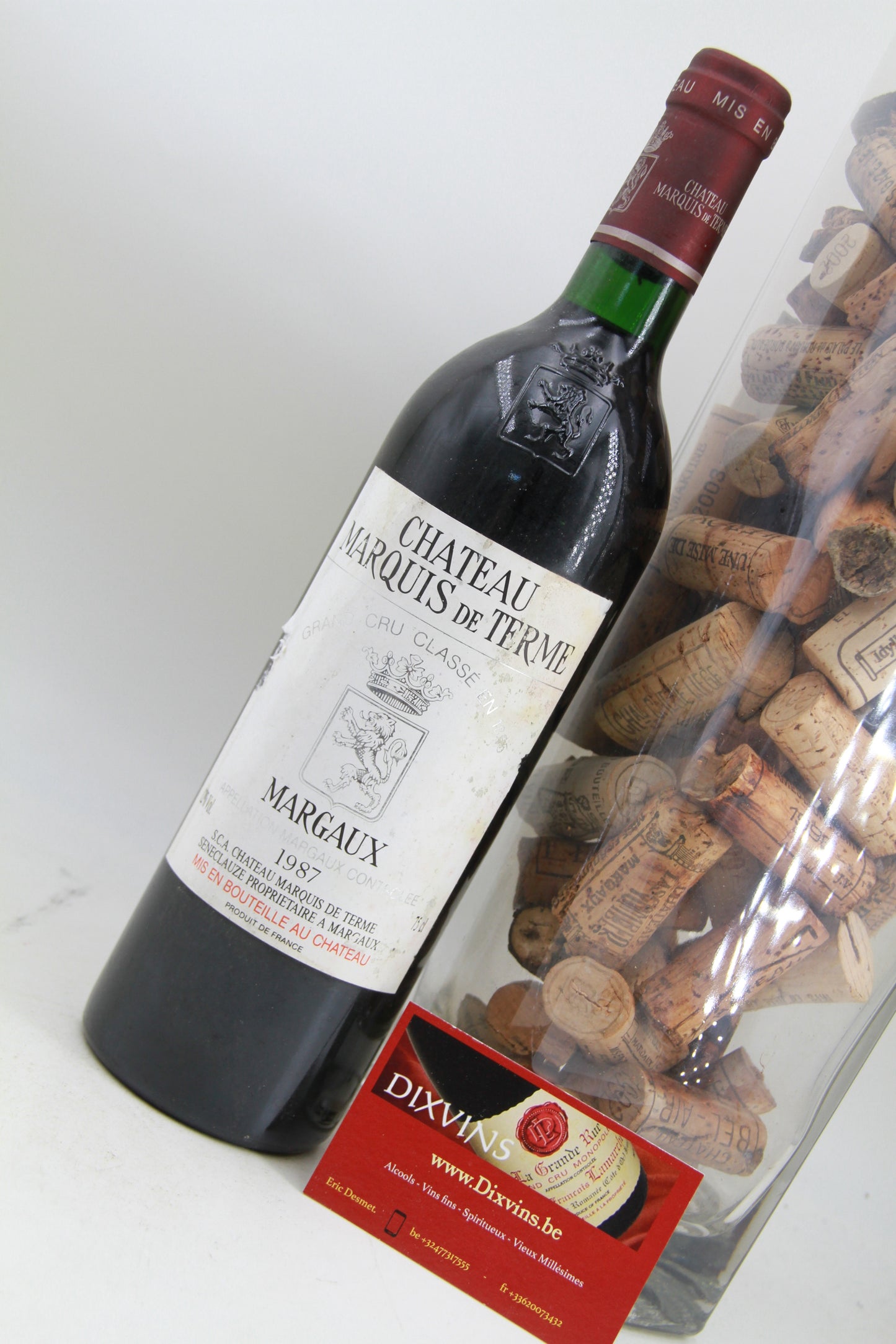 Chateau Marquis des Termes 1987  Grand Cru Classé Margaux - Eric-Dixvins