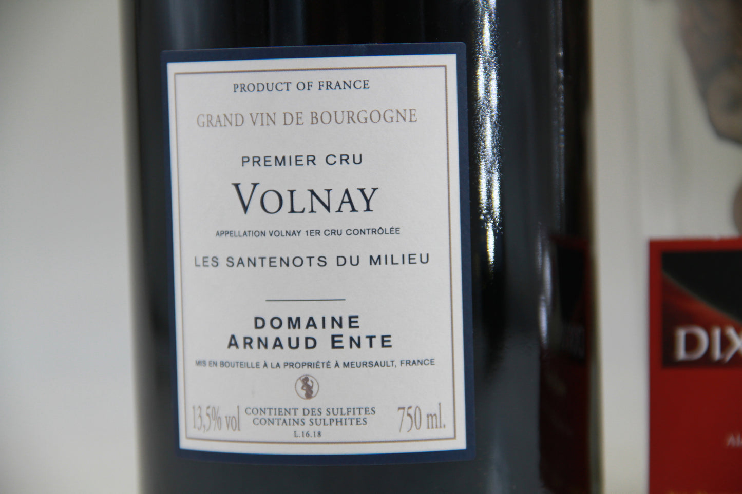 Volnay 'les Santenots du Milieu' 1er Cru    Arnaud Ente    2018 - Eric-Dixvins