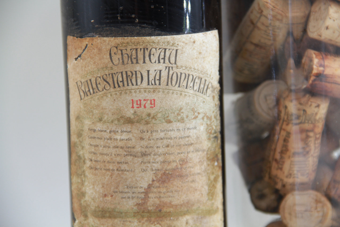 Chateau Balestard La Tonnelle 1979 Grand Cru Classé Saint-Émilion - Eric-Dixvins