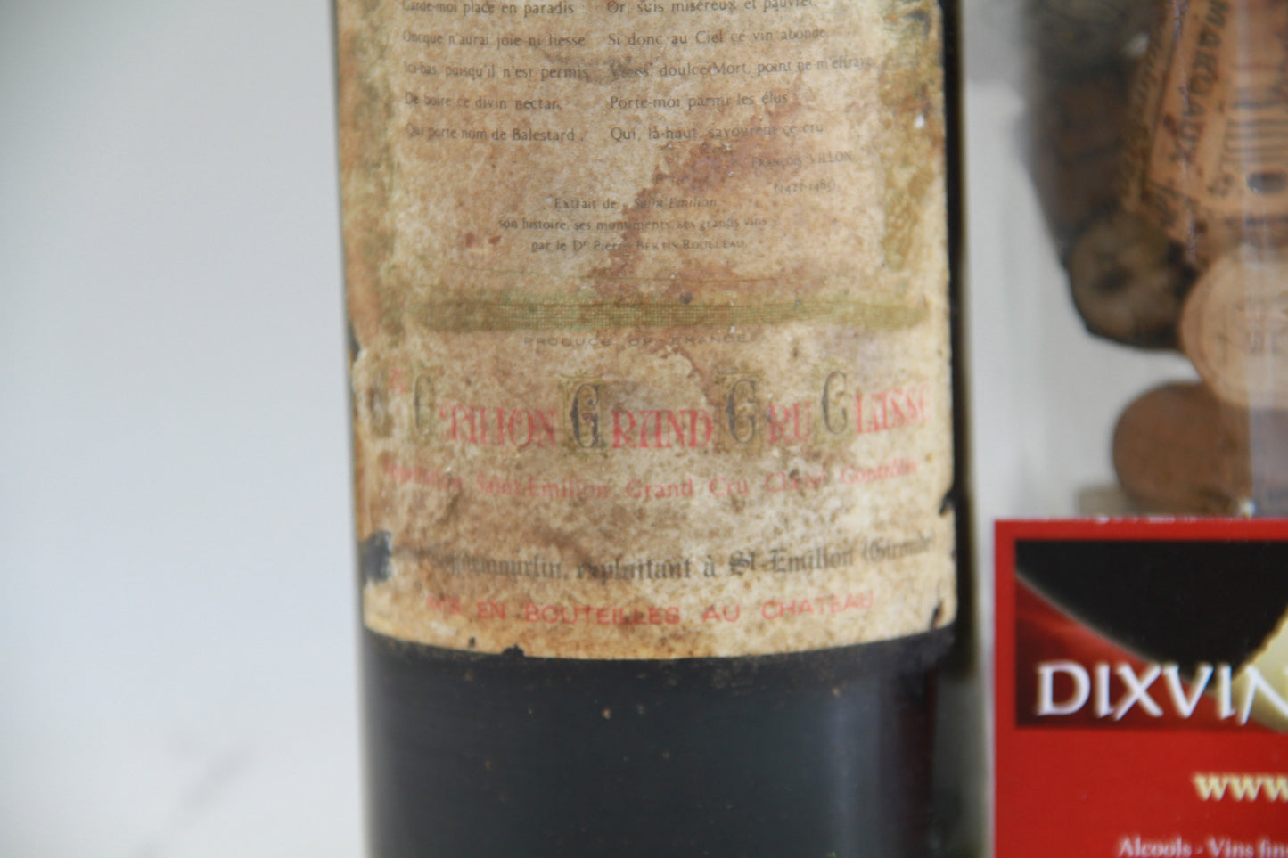 Chateau Balestard La Tonnelle 1979 Grand Cru Classé Saint-Émilion - Eric-Dixvins