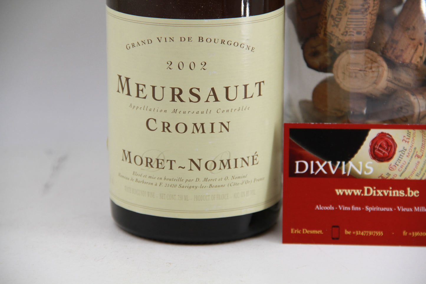 Meursault Cromin.    Moret Nominé.  2002 - Eric-Dixvins