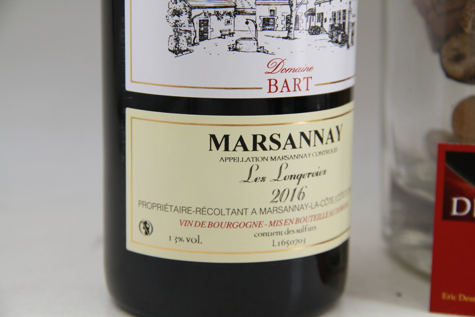 Marsannay Les Longeroies 2016 Domaine Baert - Eric-Dixvins