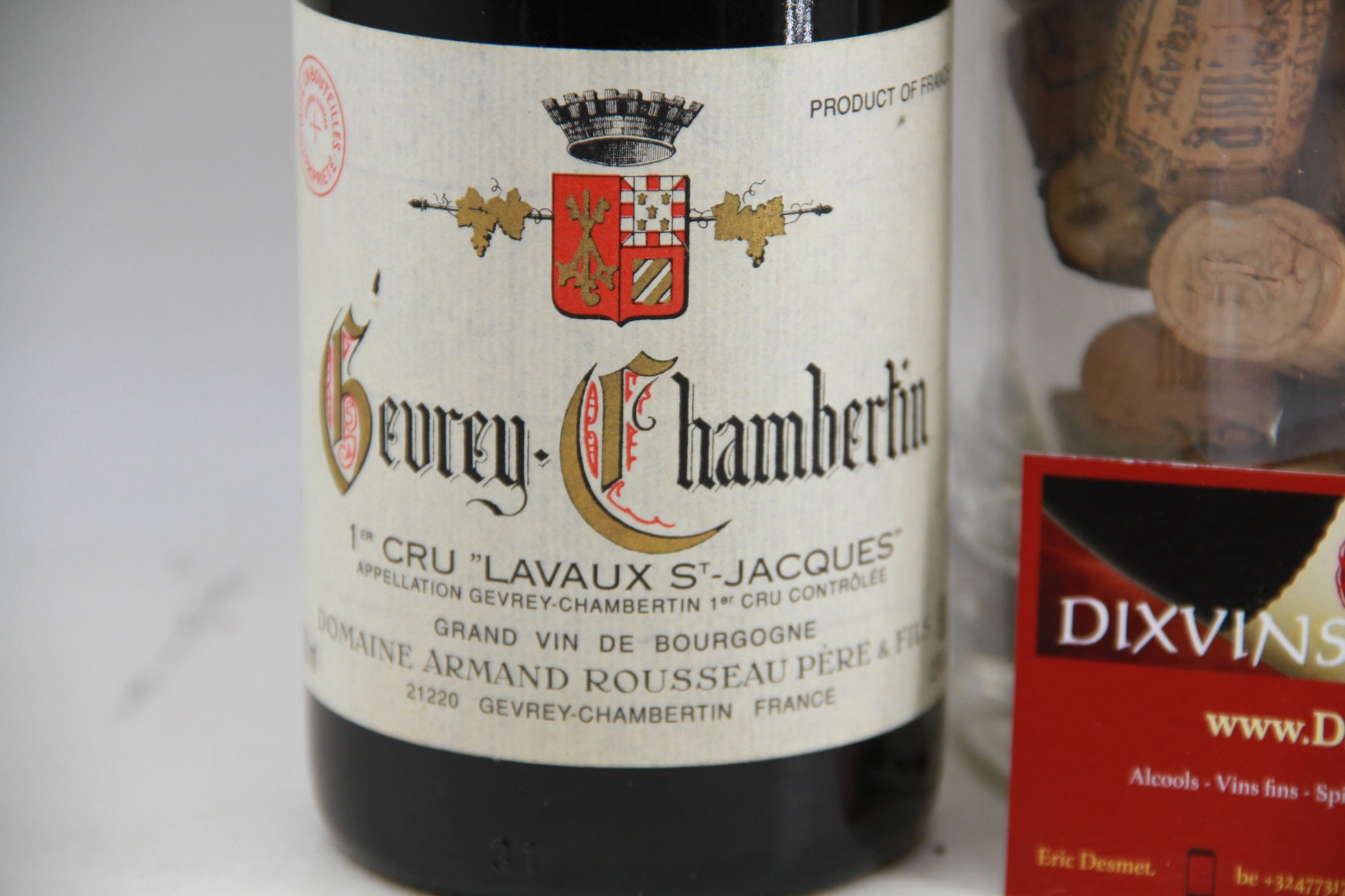 Gevrey-Chambertin 1er Cru Lavaux Saint  Domaine Armand Rousseau 2008 - Eric-Dixvins