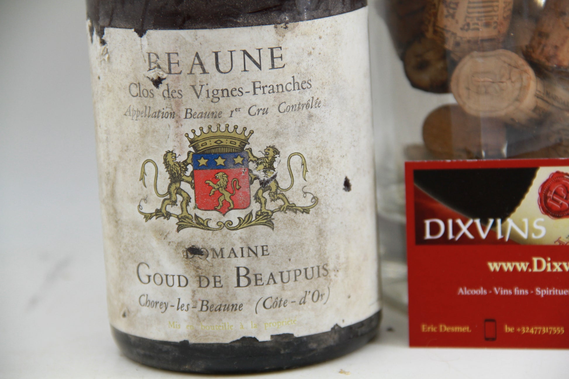 Beaune 1er Cru  Clos des Vignes-Franches.  Domaine Goud De Beaupuis  1978 - Eric-Dixvins