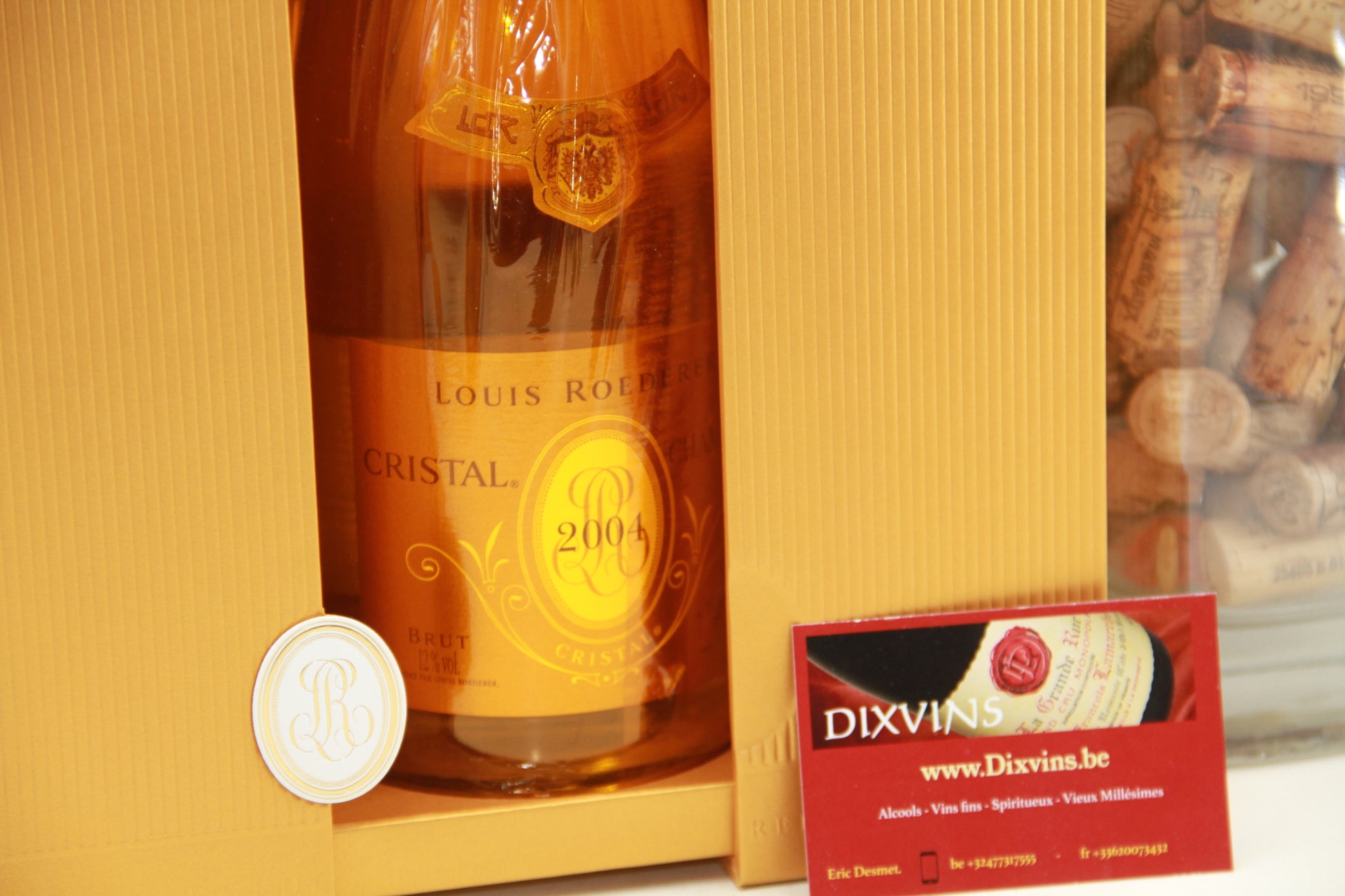 Champagne Cristal Roederer 2004 en coffret Édition Limitée - Eric-Dixvins