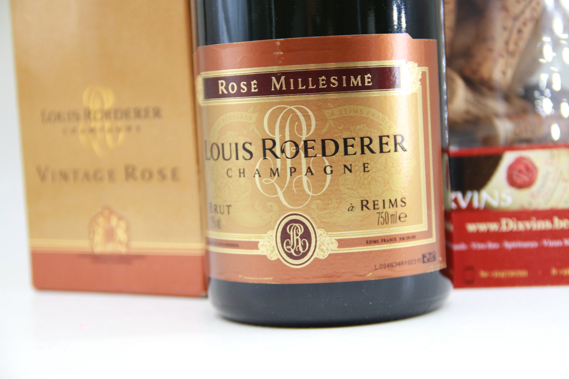 Champagne Roederer Vintage Rosé  1996  en coffret - Eric-Dixvins