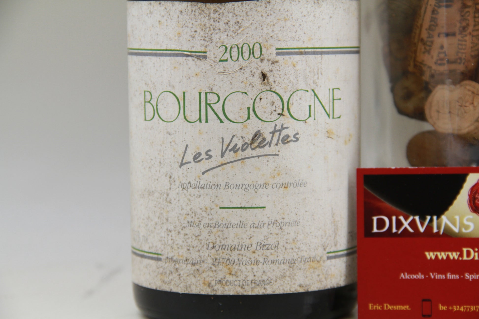 2000  Bourgogne Les Violettes  Domaine Bizot - Eric-Dixvins