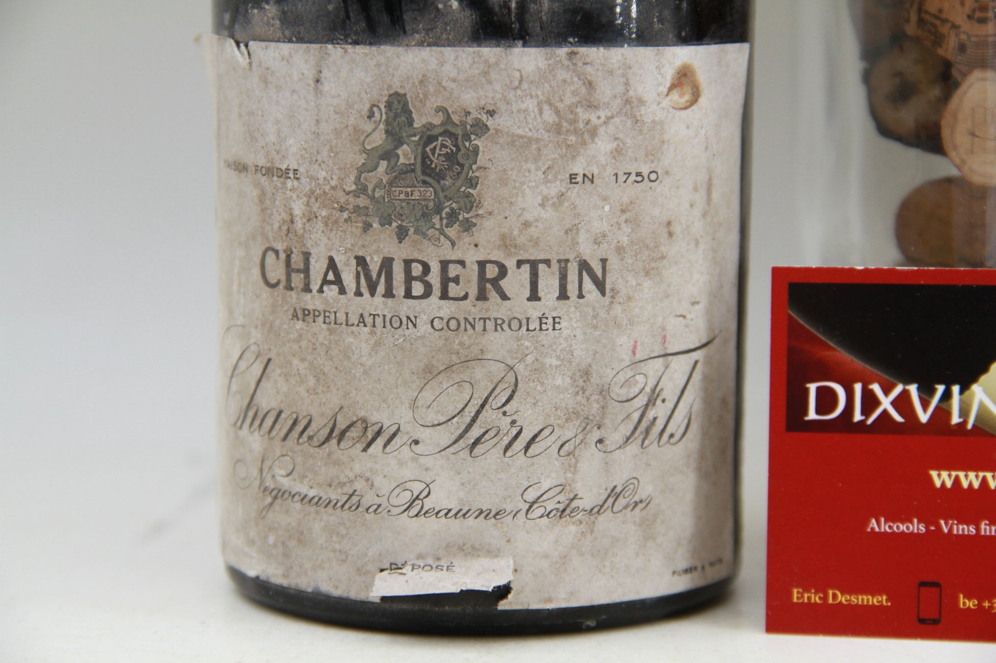 1950 Chambertin Grand Cru    Chanson Père et Fils - Eric-Dixvins