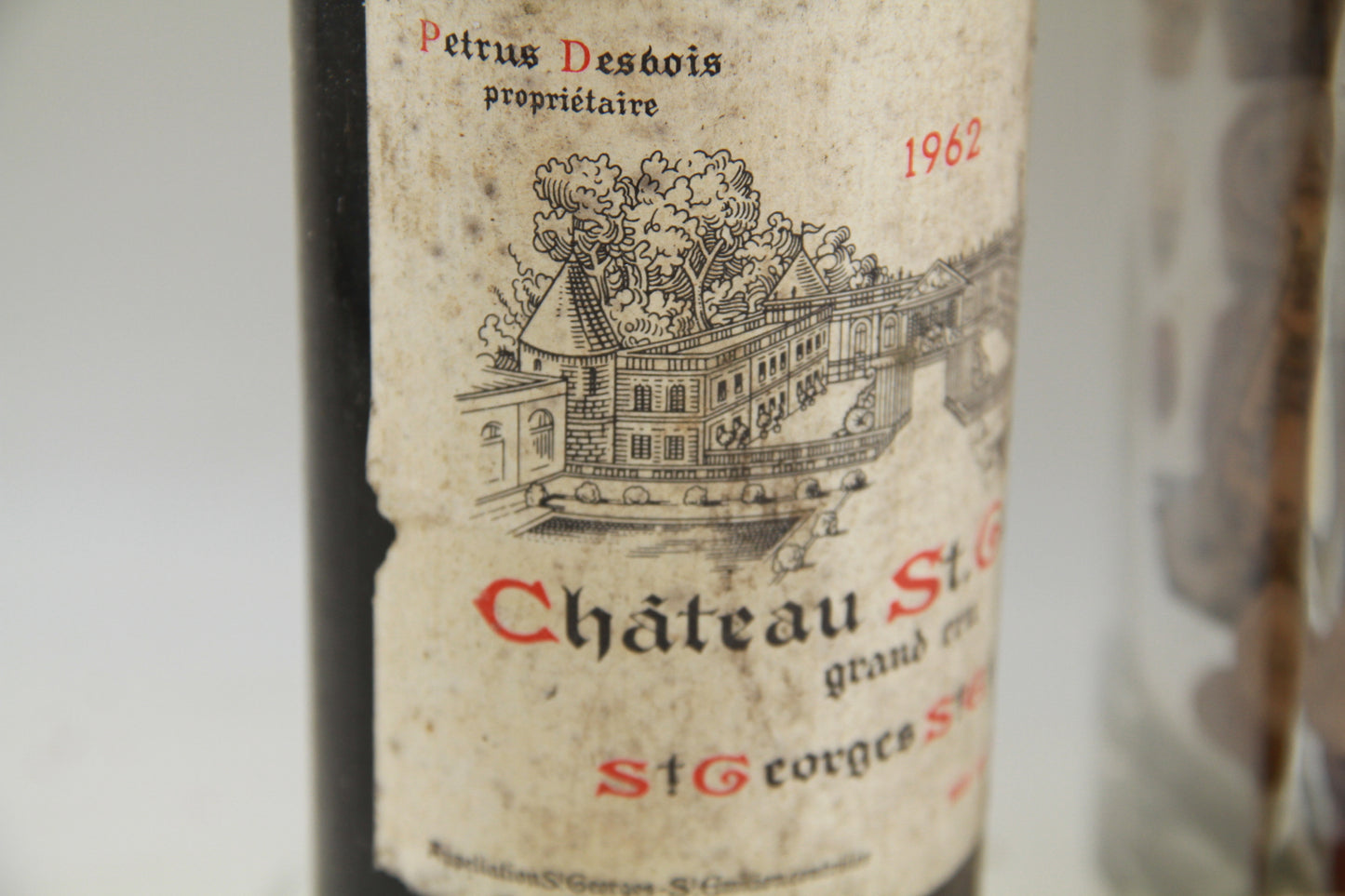 Chateau Saint Georges  Saint Émilion Grand Cru  1962