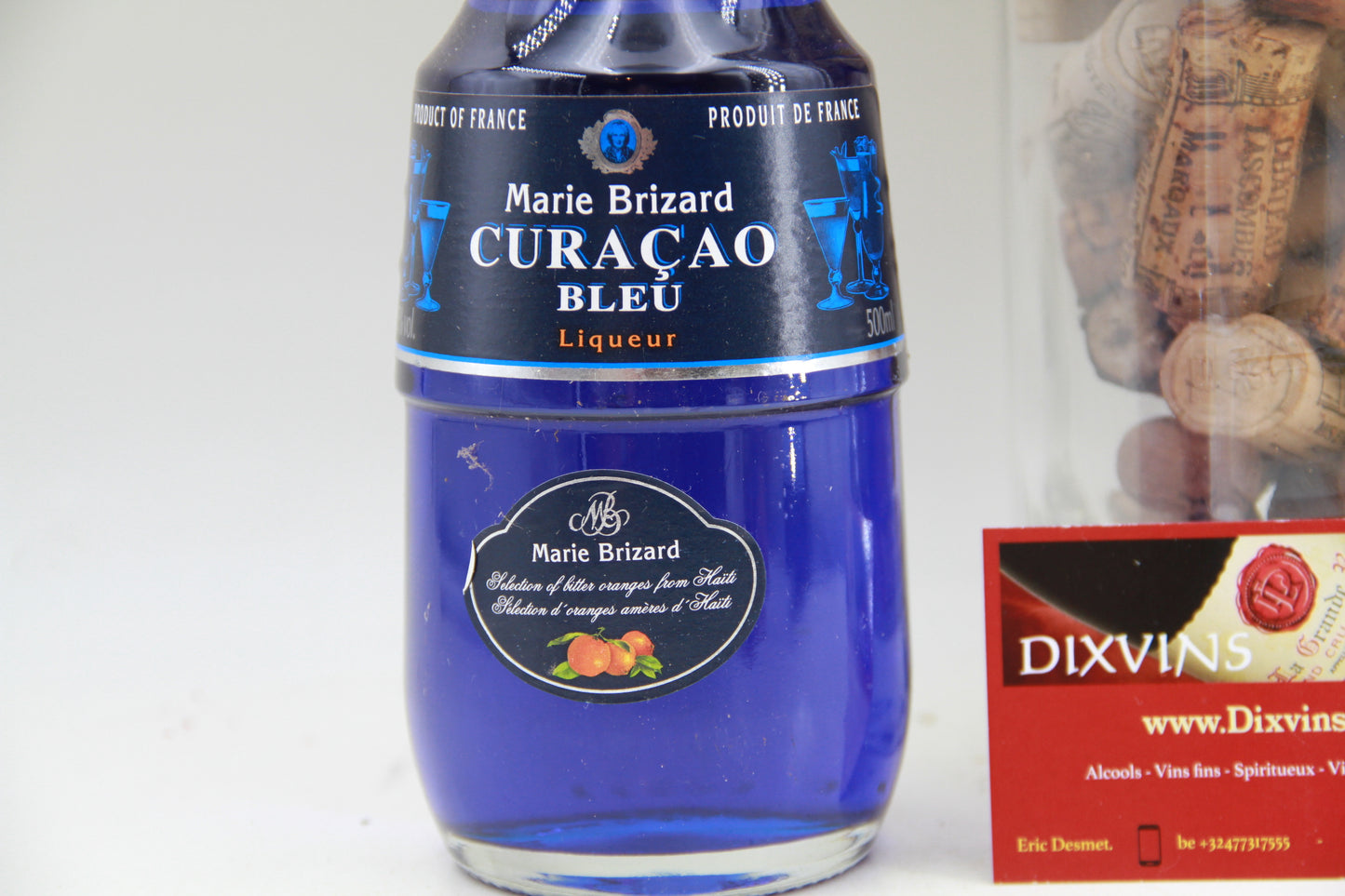 Curacao Bleu Marie Brizard  vielle bouteille