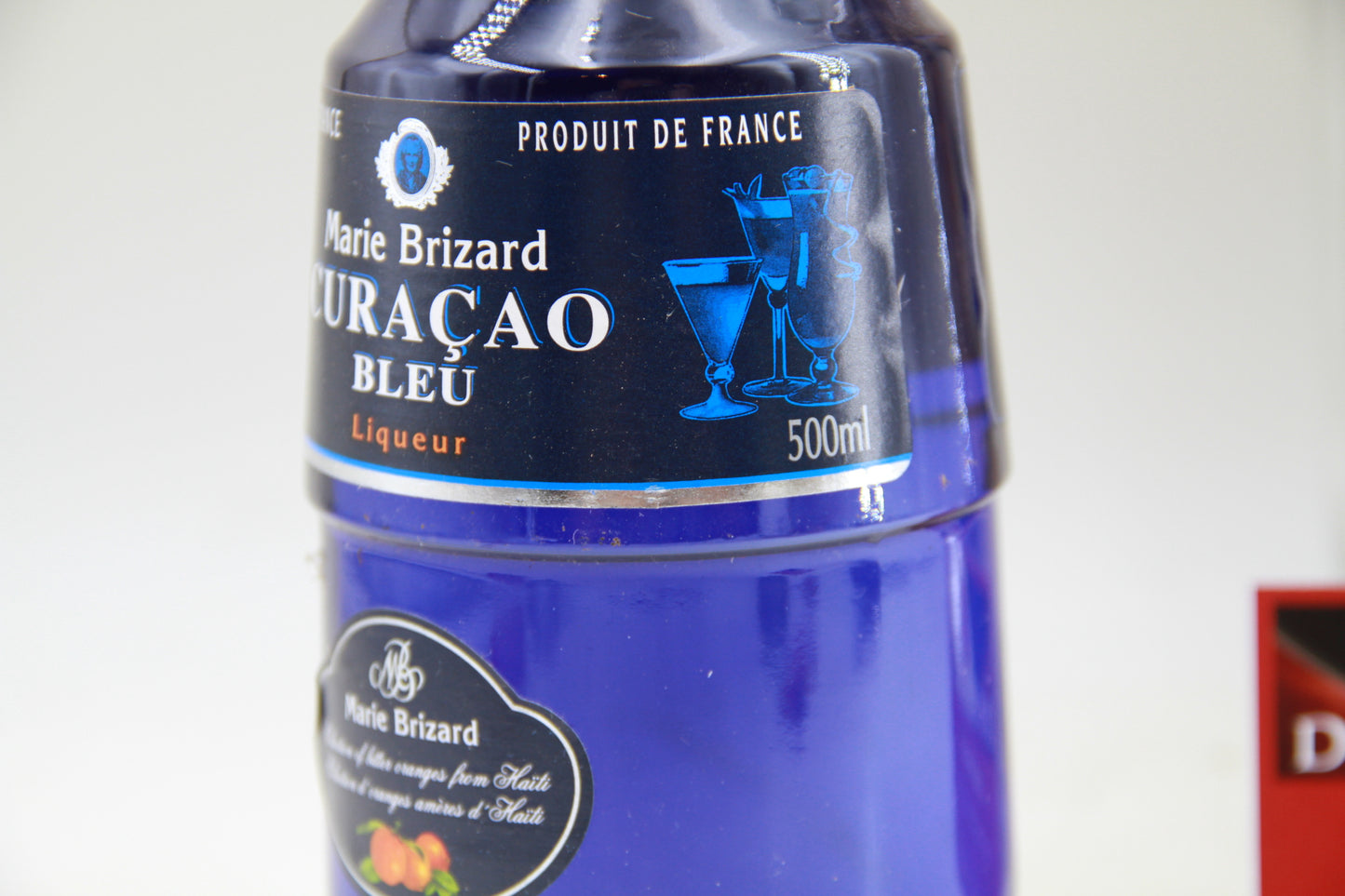 Curacao Bleu Marie Brizard  vielle bouteille