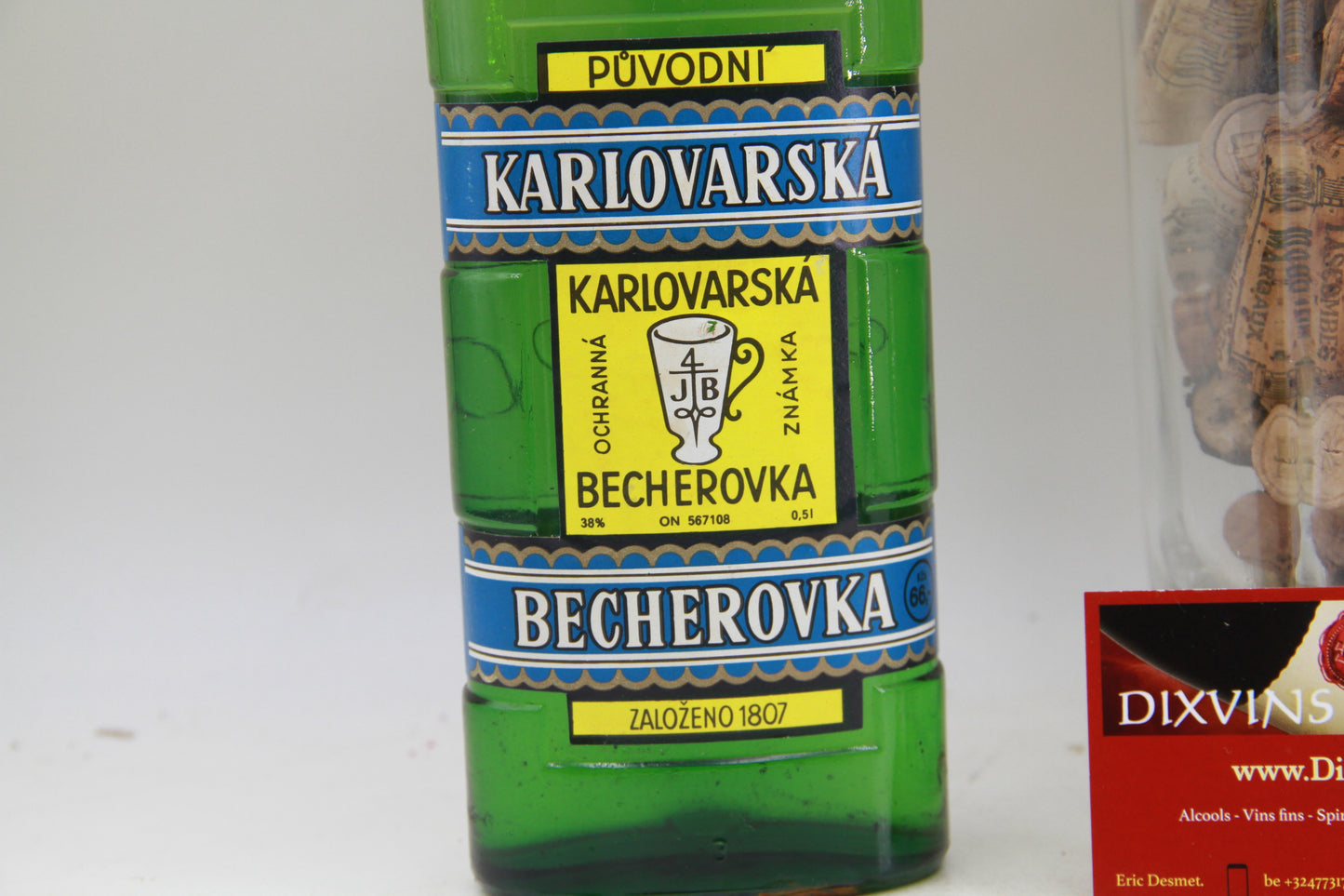 Karlovarska Puvodni. Becherovka.  Jan Becher