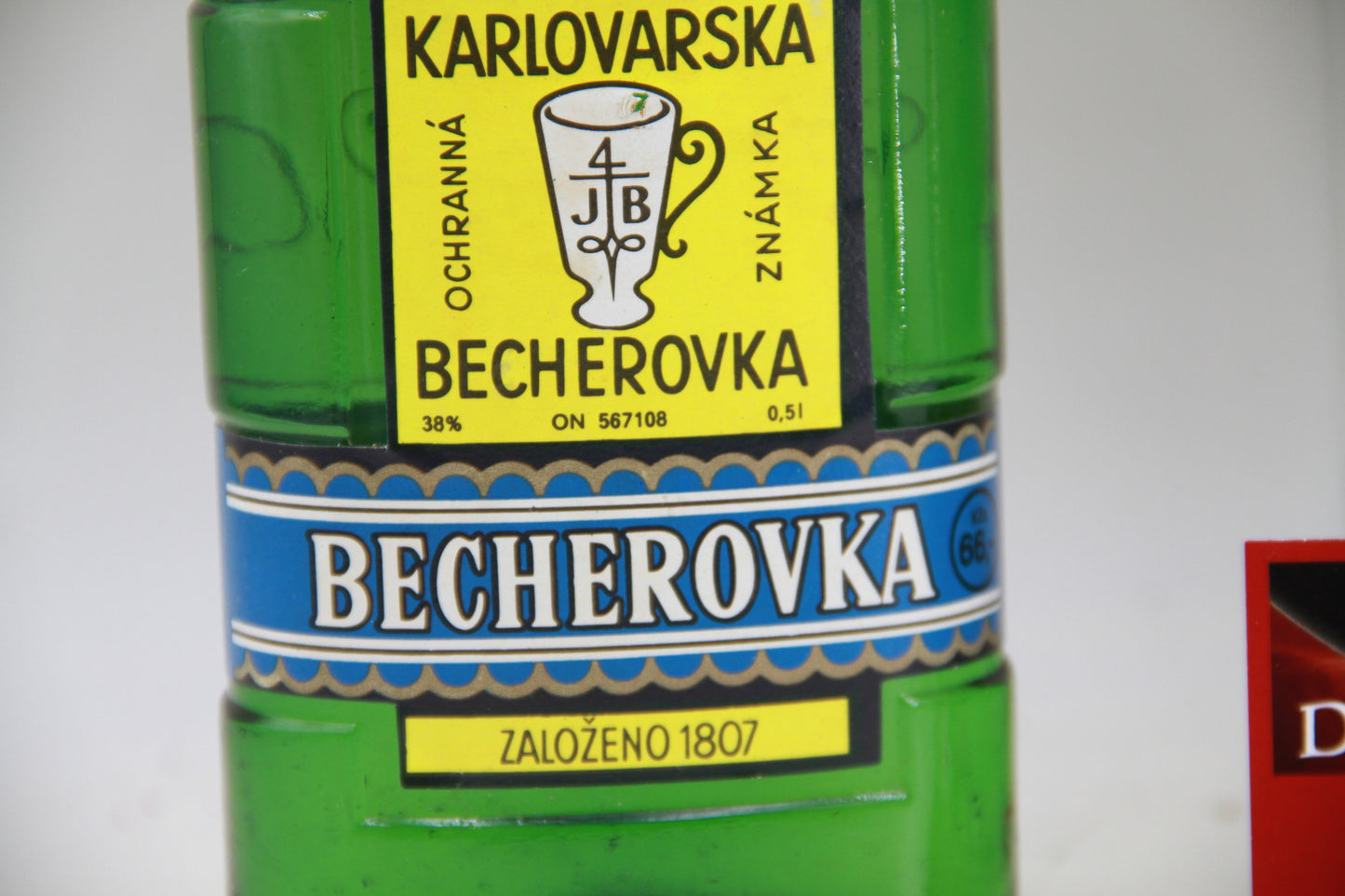 Karlovarska Puvodni. Becherovka.  Jan Becher