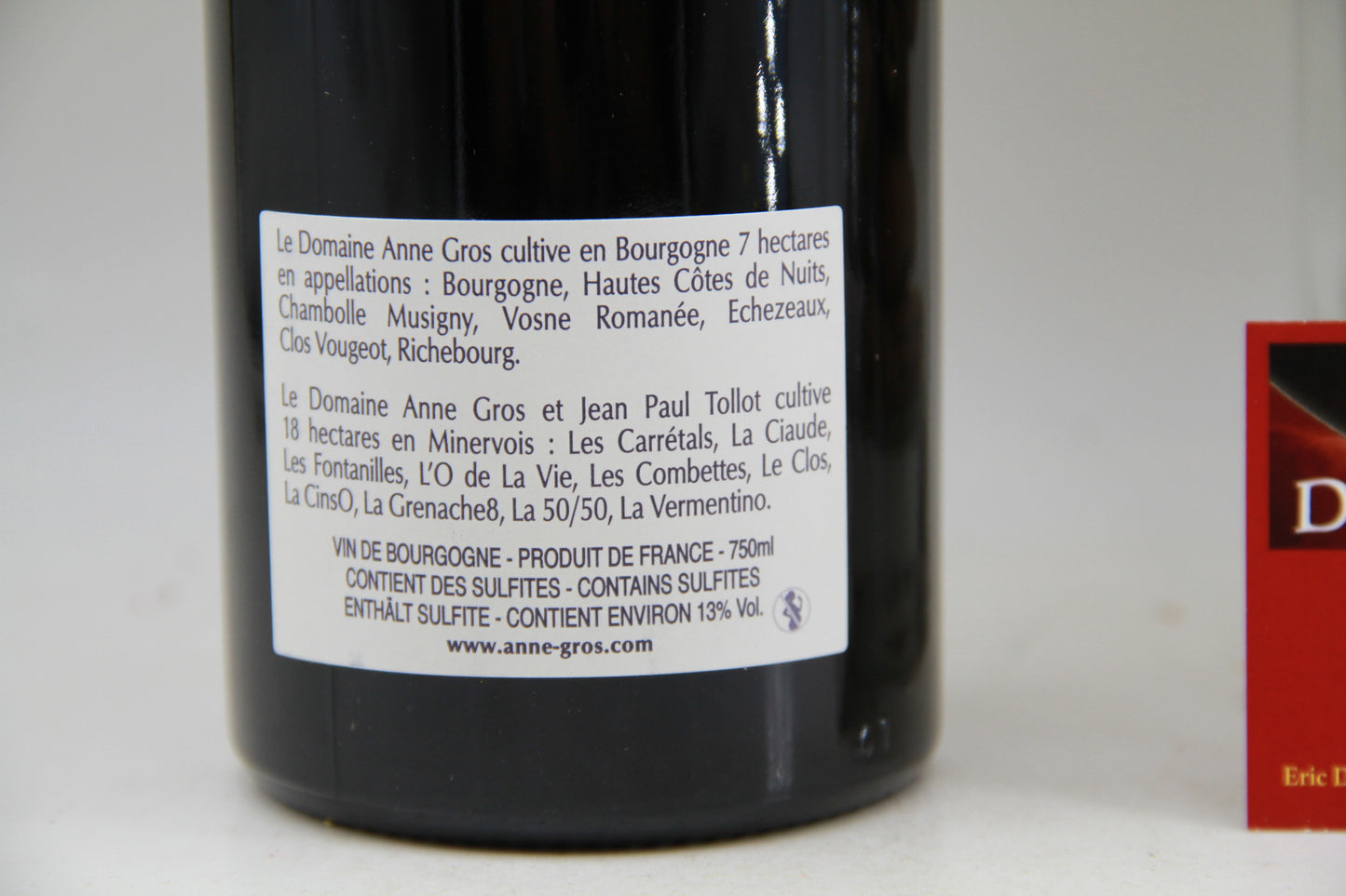 Bourgogne 'Pinot noir '  Domaine Anne Gros 2021